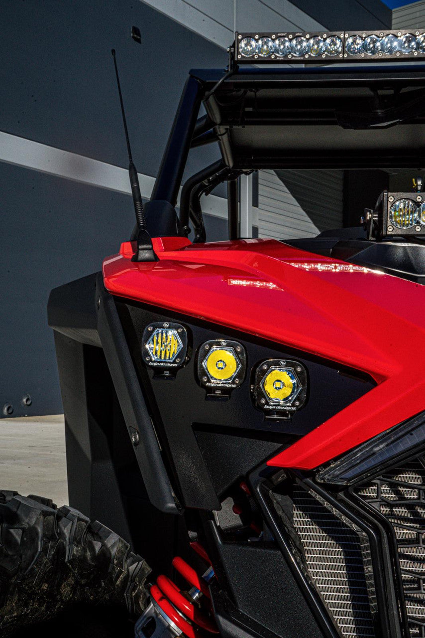 Polaris S1 Triple LED Headlight Kit - Polaris 2020-2026 RZR Pro XP; 2022-2024 RZR Pro R/Turbo R