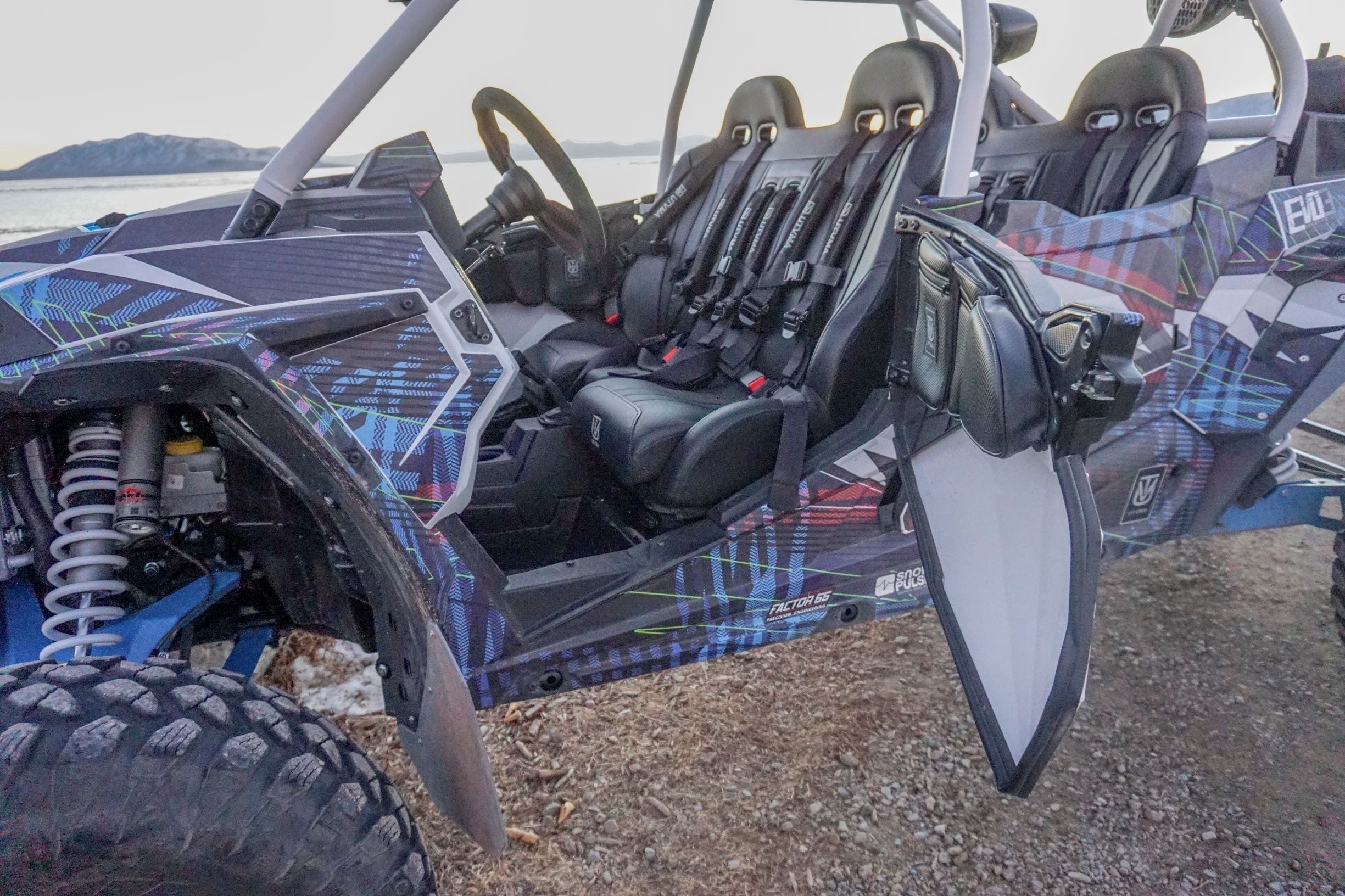 RZR 900/1000 Trail Front Bench Seat with Harnesses (2015-2025)