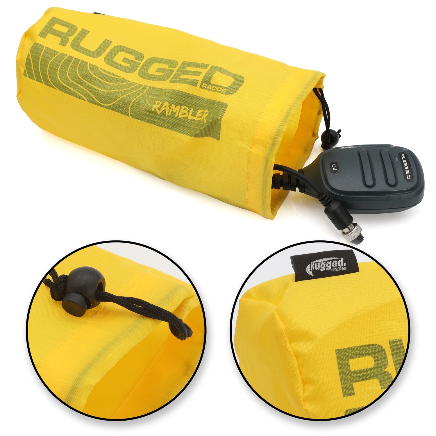 Base Camp - Rambler G4 High Power Mobile Radio with Fiberglass Antenna Kit