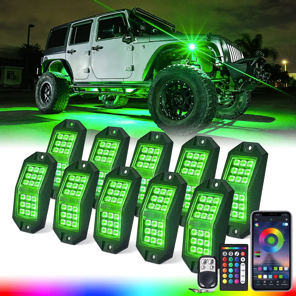 RGBW Jeep Rock Lights – Bluetooth Off-Road Underglow LED Lights for Truck, UTV & ATV | Xprite