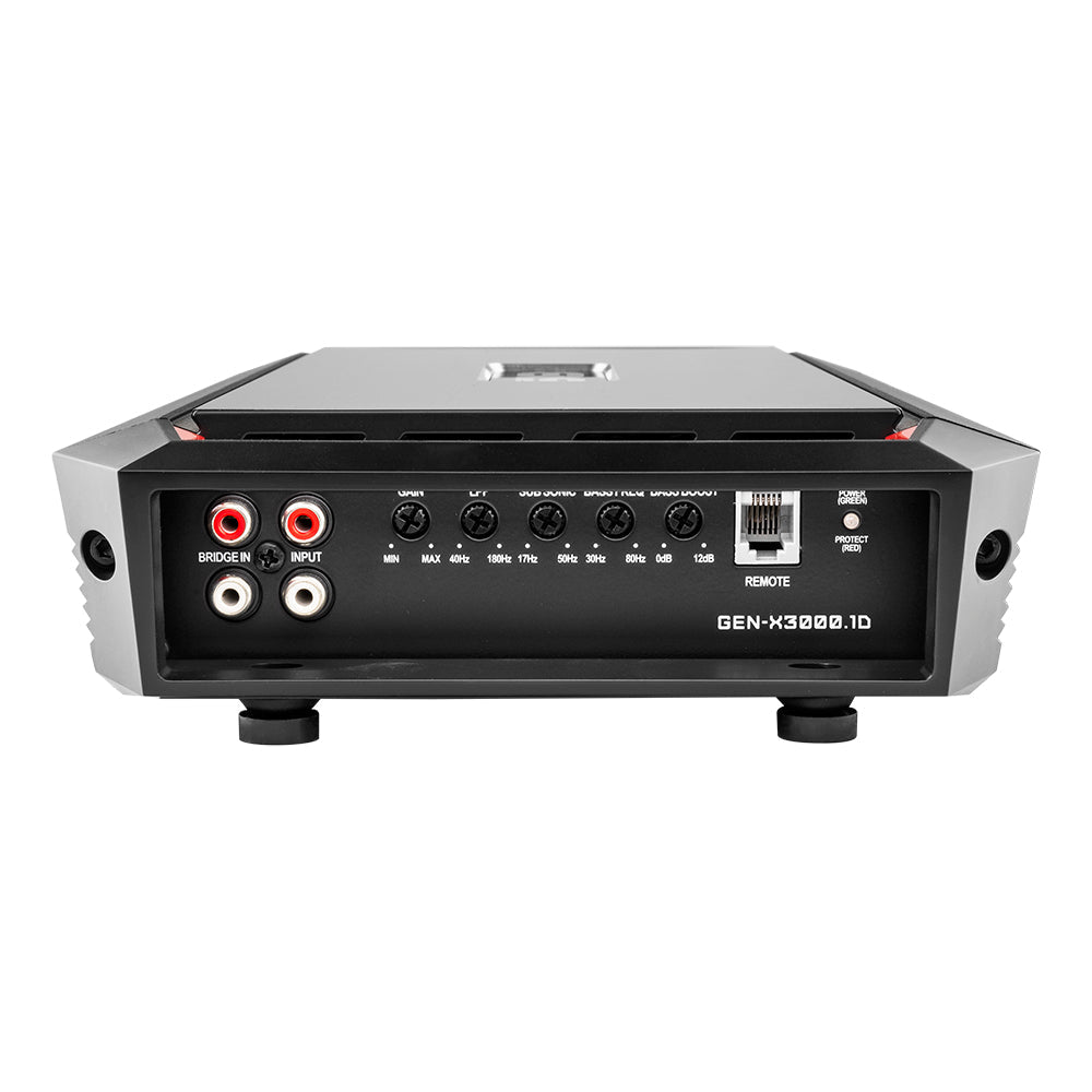 DS18 GEN-X3000.1D Class D 1-Channel Monoblock Amplifier 3000 Watts