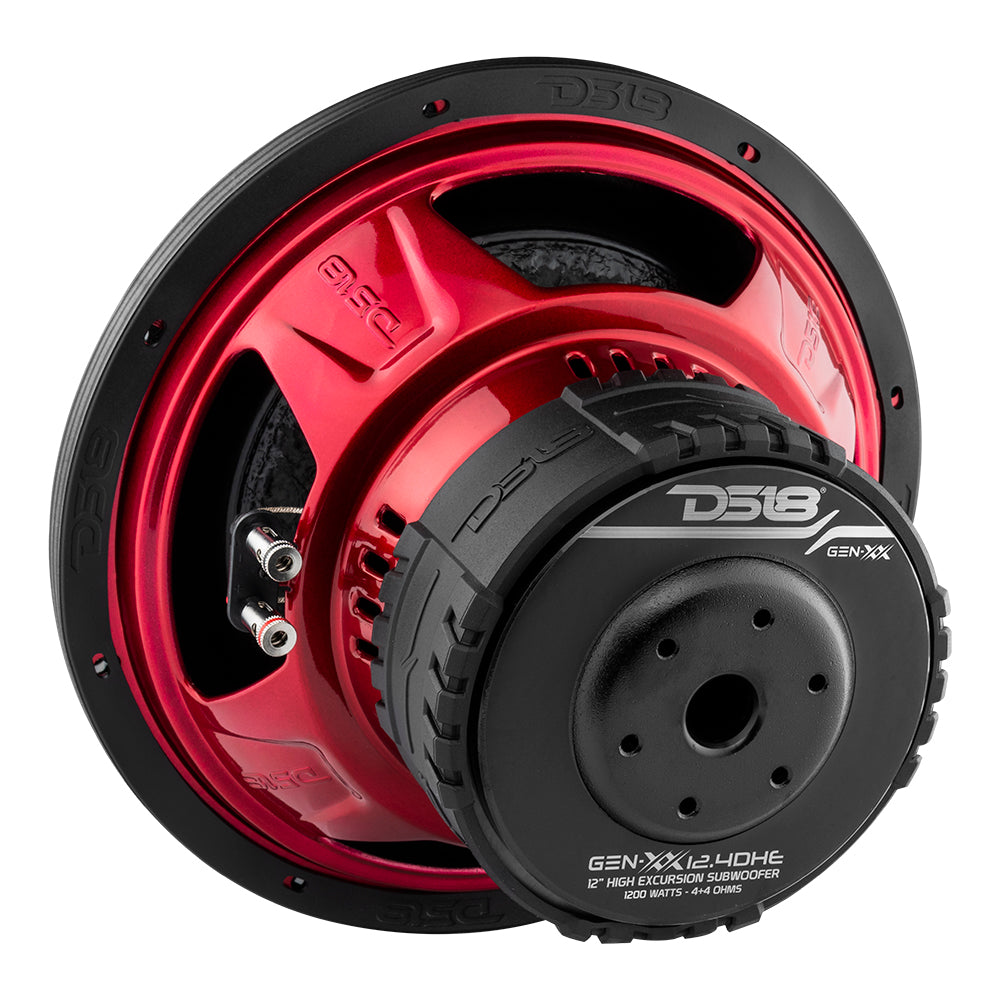 GEN-XX 12" High Excursion Subwoofer Double Stacked Magnets 600 Watts Rms DVC 4-Ohm