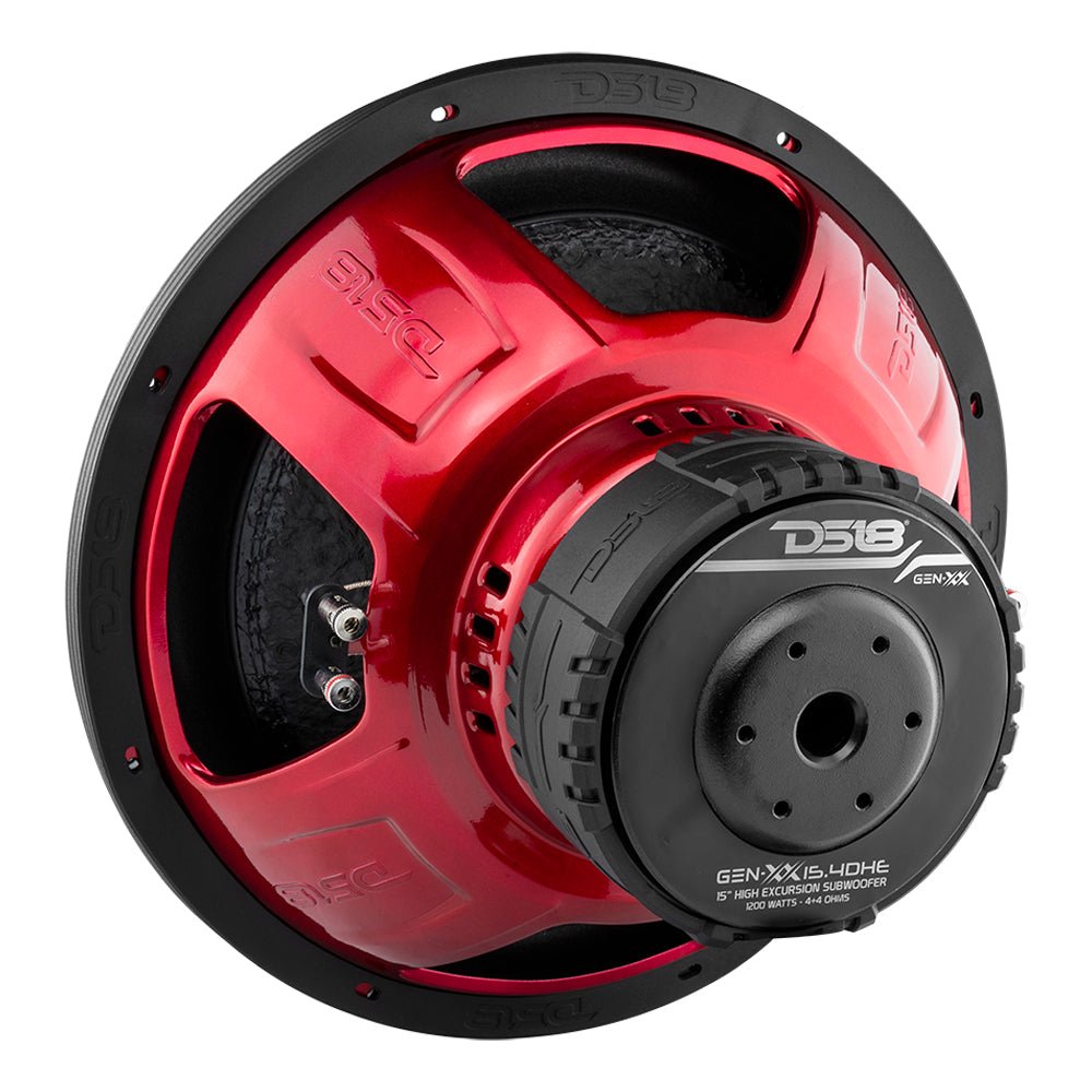GEN-XX 15" High Excursion Subwoofer Double Stacked Magnets 600 Watts Rms DVC 4-Ohm