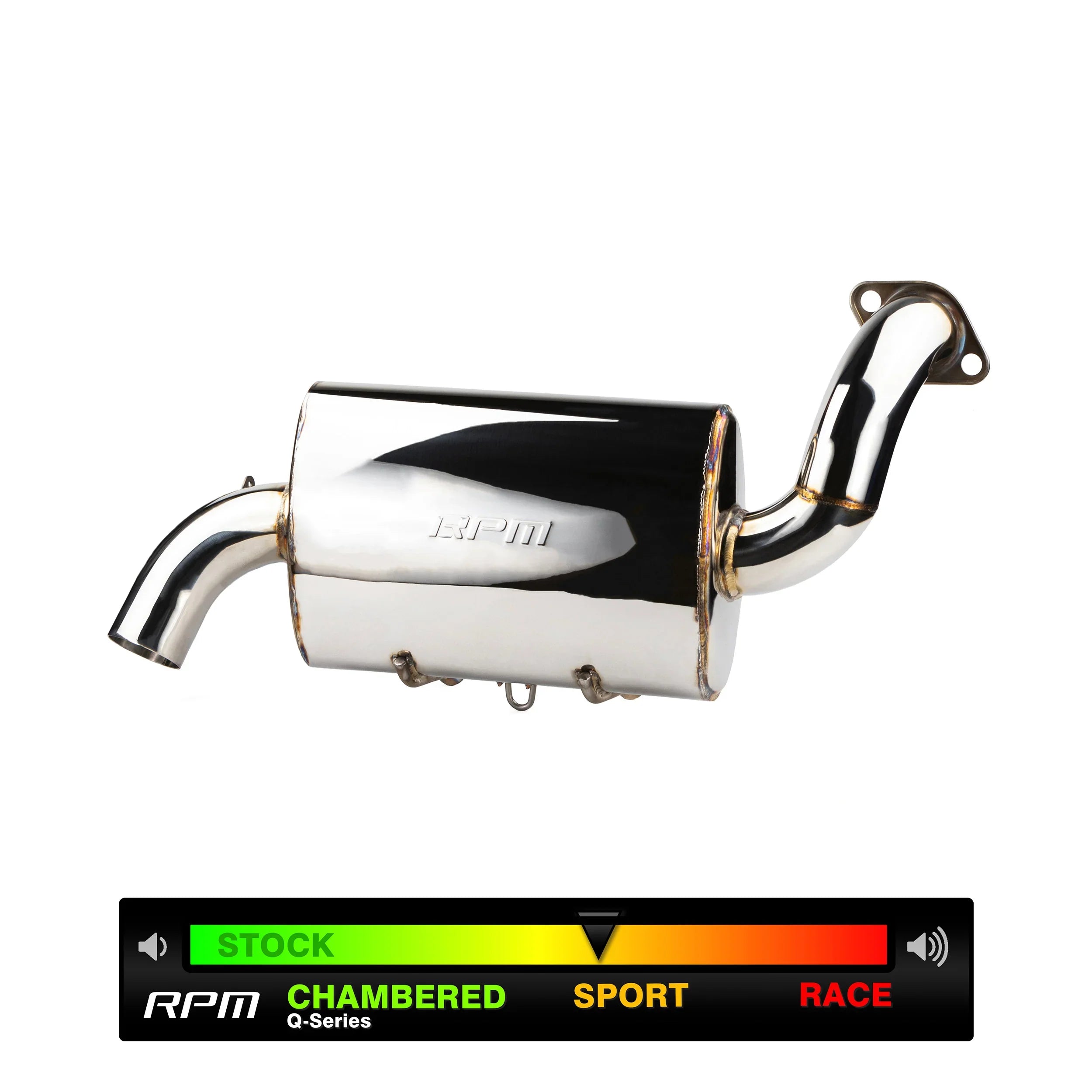 RPM Polaris General, General XP, & RZR S 1000 Sport Muffler 2016-2024