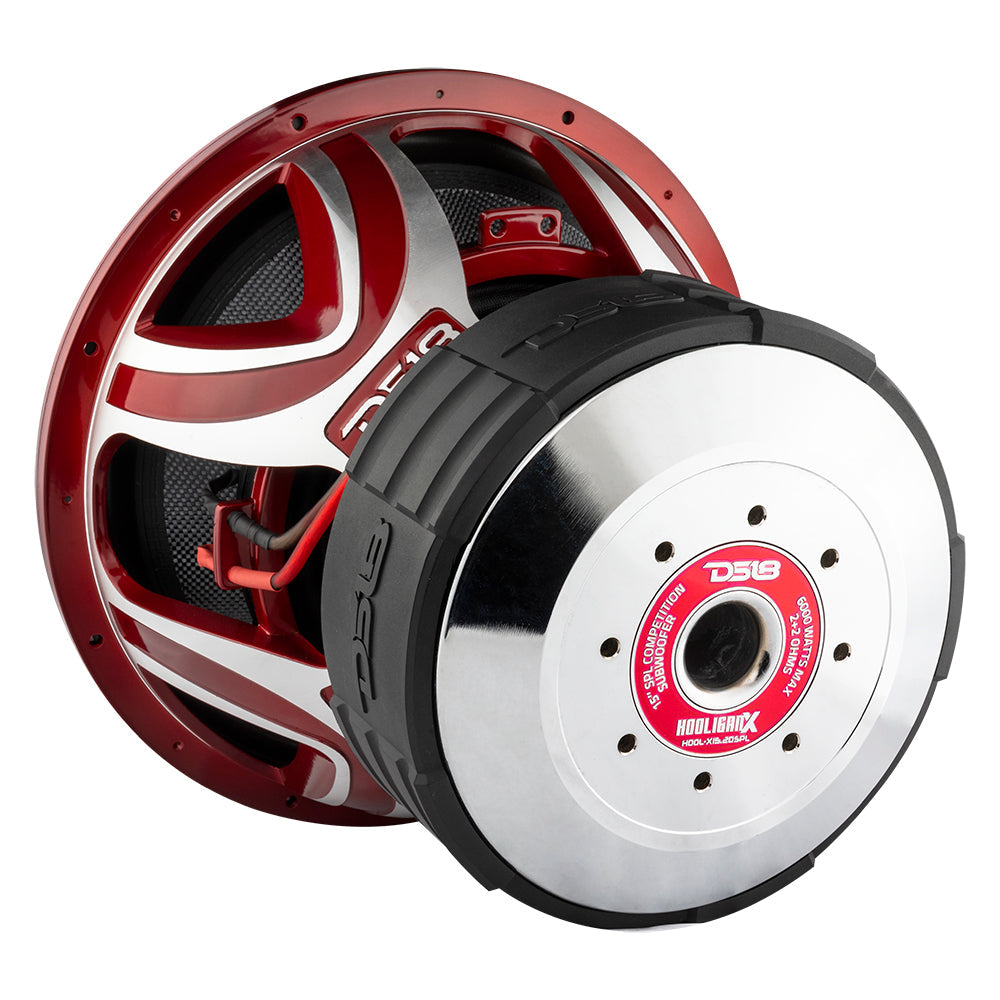 HOOLIGAN X 15" SPL Subwoofer 4000 Watts Rms 4" DVC 2-Ohm