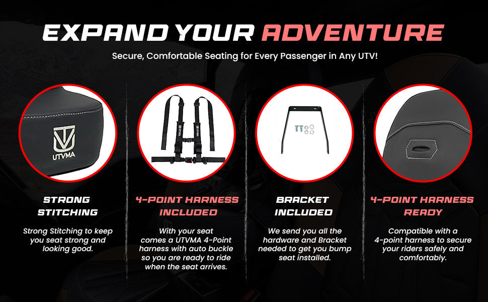 Honda Talon 4 Front Bump Seat (2020-2025)