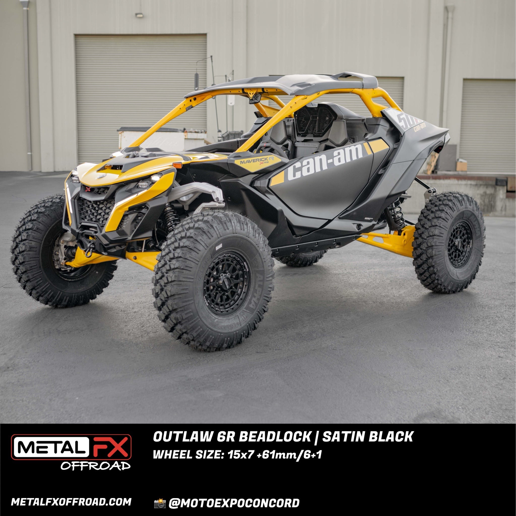 Outlaw 6R Beadlock | Satin Black