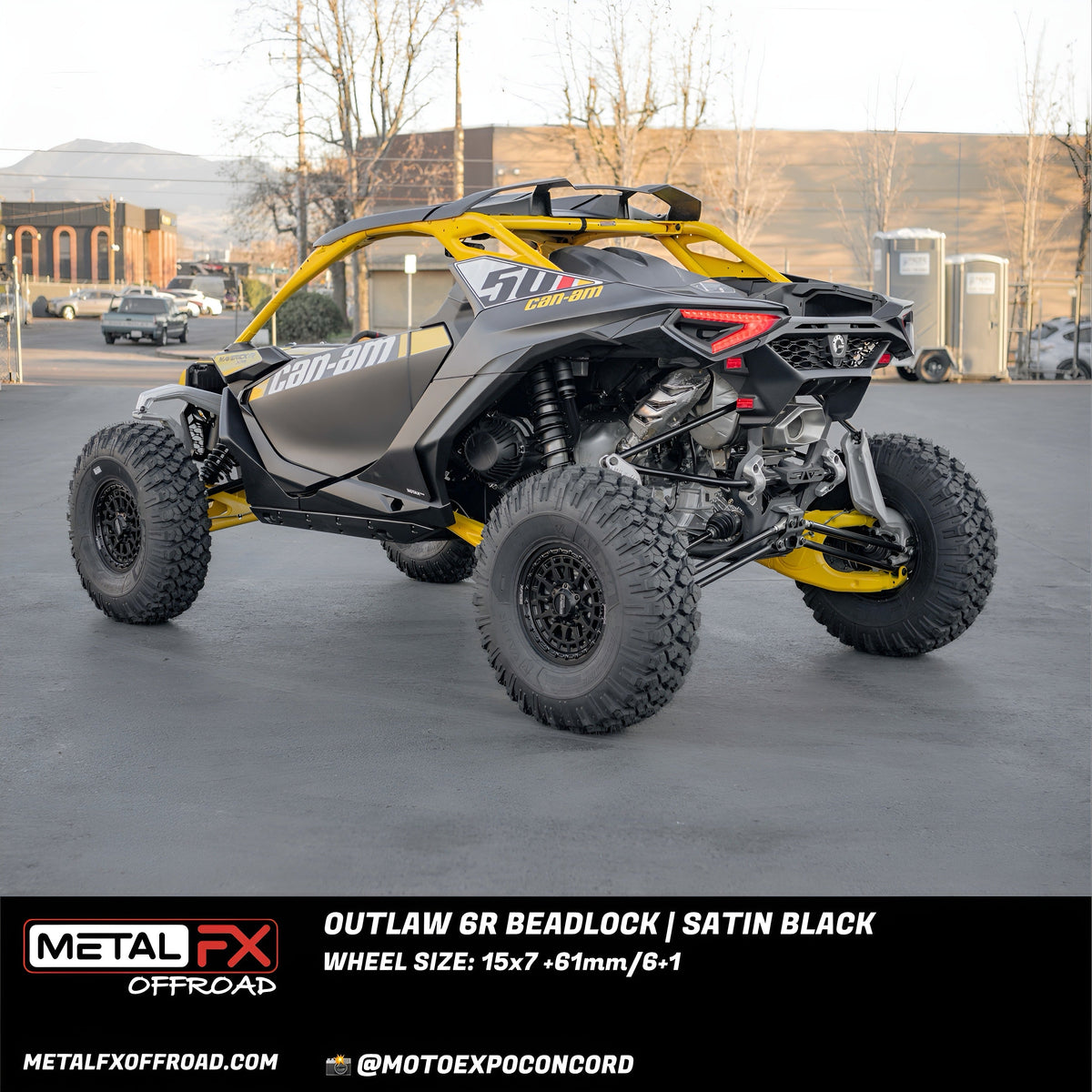 Outlaw 6R Beadlock | Satin Black