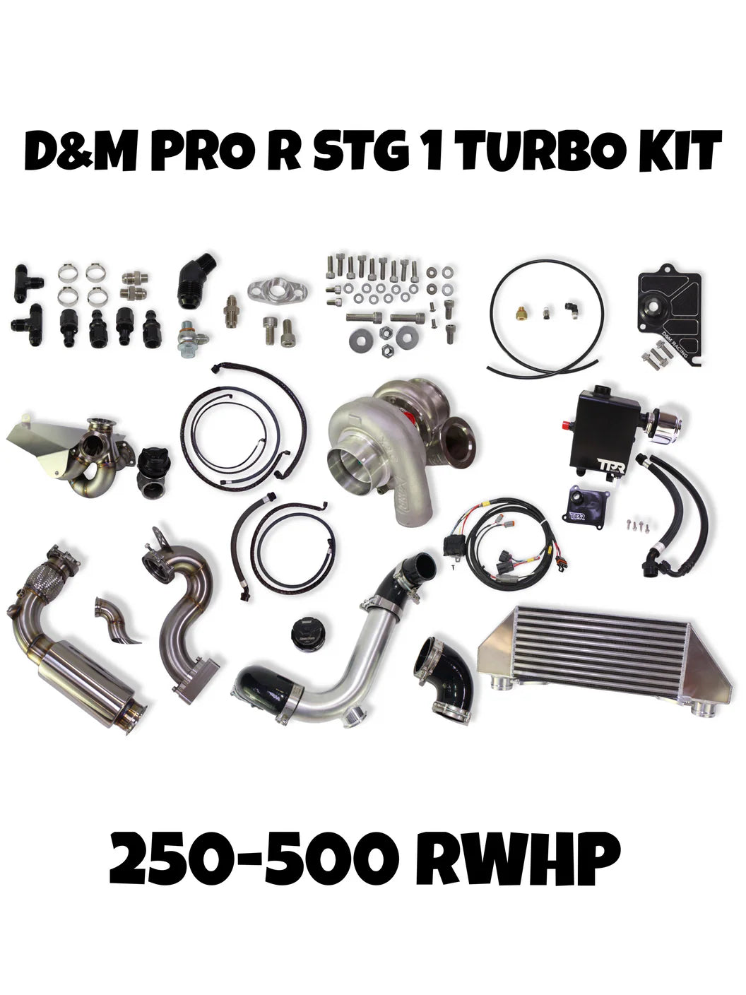 DM Racing Pro R Stage 1 Turbo Kit (250-500 RWHP)