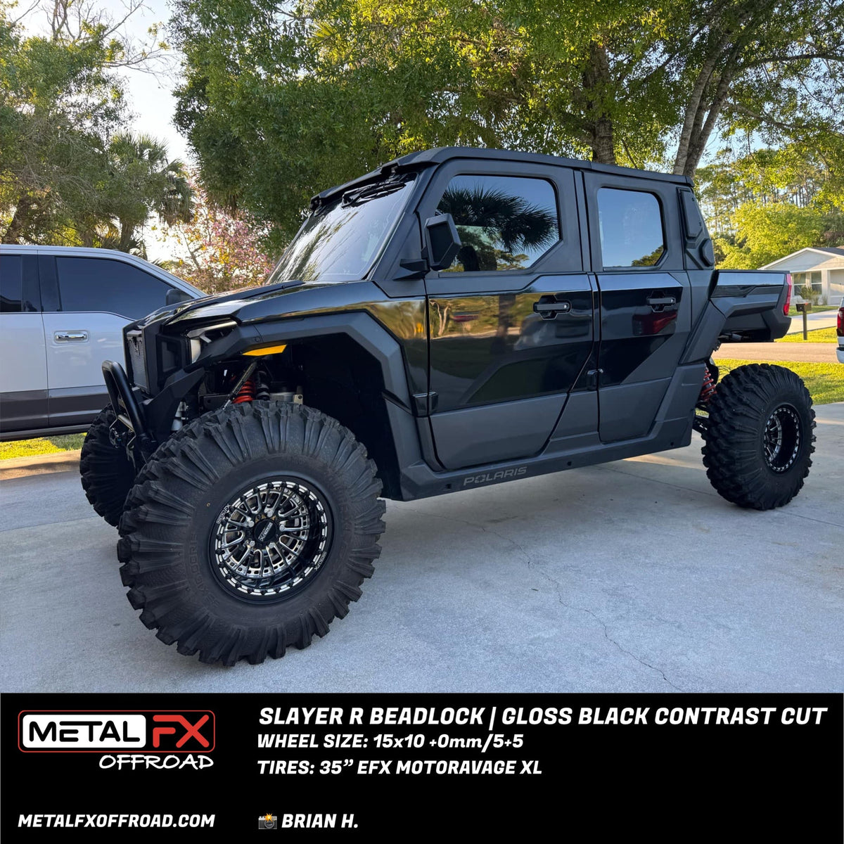 Slayer R Beadlock | Gloss Black Contrast Cut