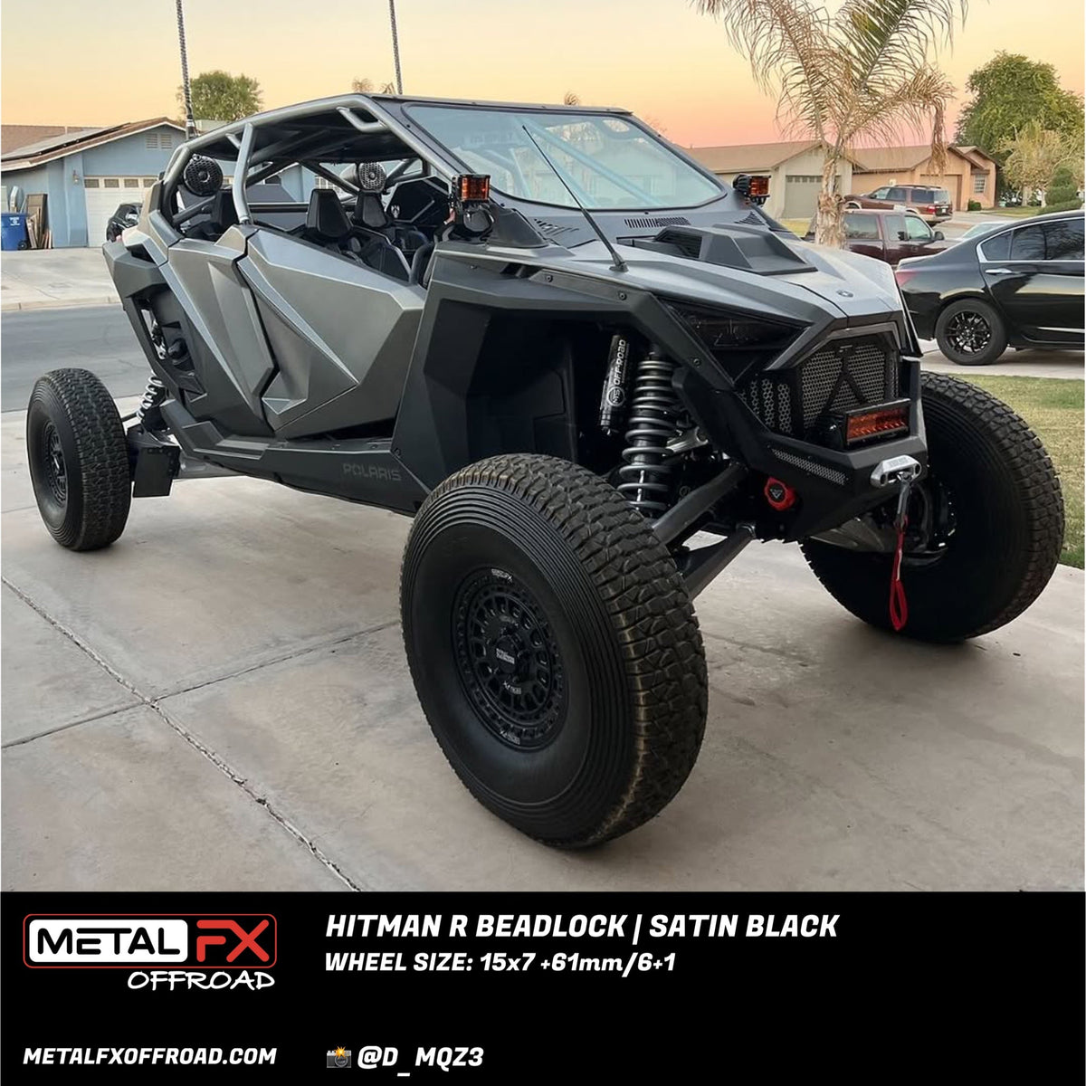 Hitman R Beadlock | Satin Black