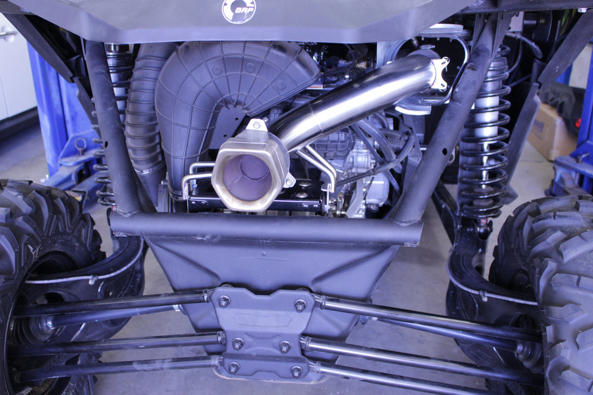 Evolution Powersports - Exhaust - EVP Can-Am Maverick X3 Muffler Bypass Straight Pipe
