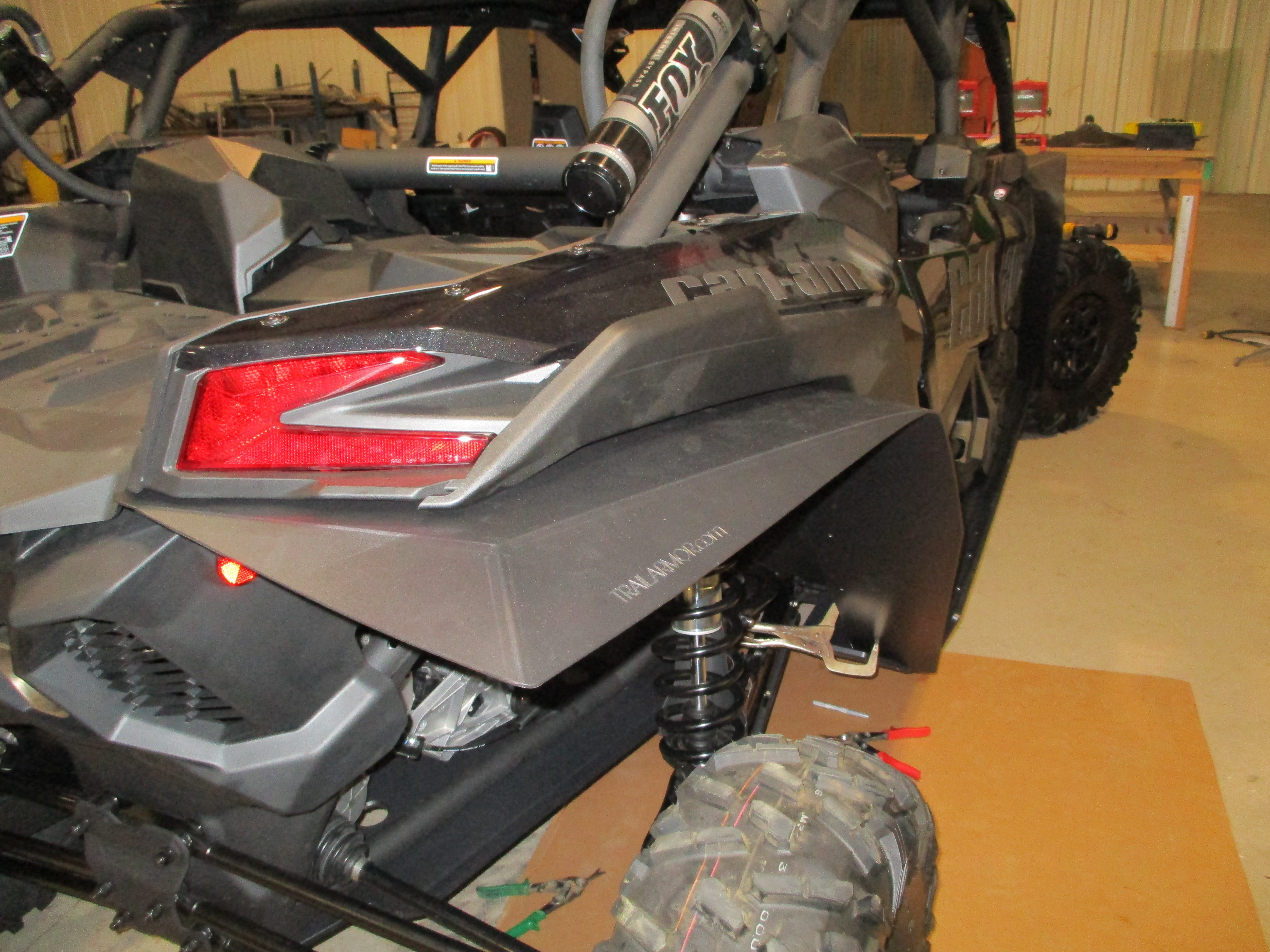 Trail Armor Can Am Maverick X3, Maverick X3 X DS, Maverick X3 X RS, Maverick X3 Max, Maverick X RS, and Maverick Max X DS Mud Flap Fender Extensions