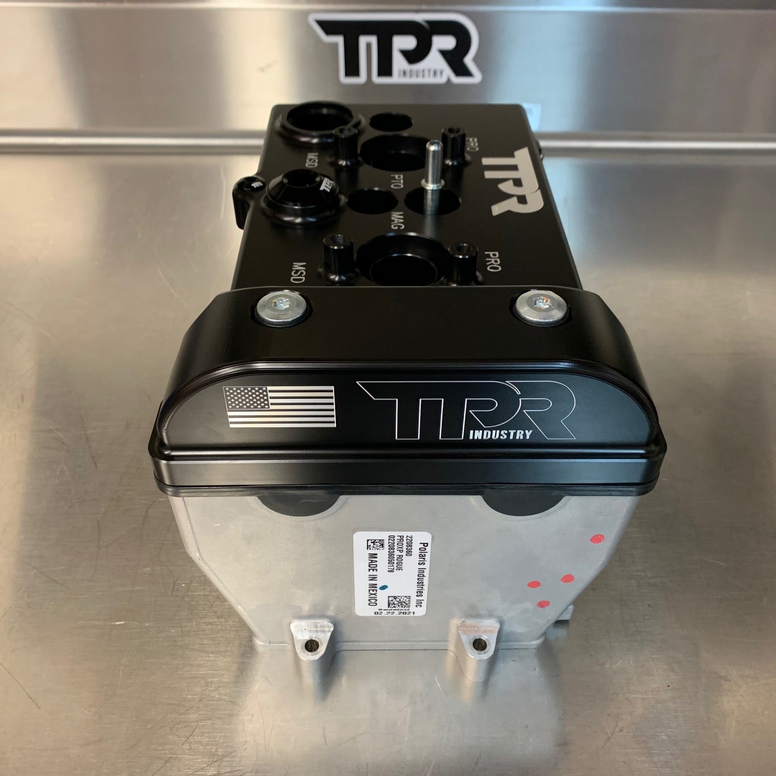 TPR016 - BLACK Billet Valve Cover - Turbo R / Pro XP
