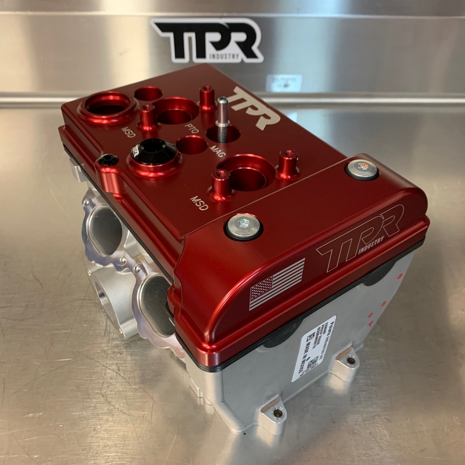 TPR016 - RED Billet Valve Cover - Turbo R / Pro XP