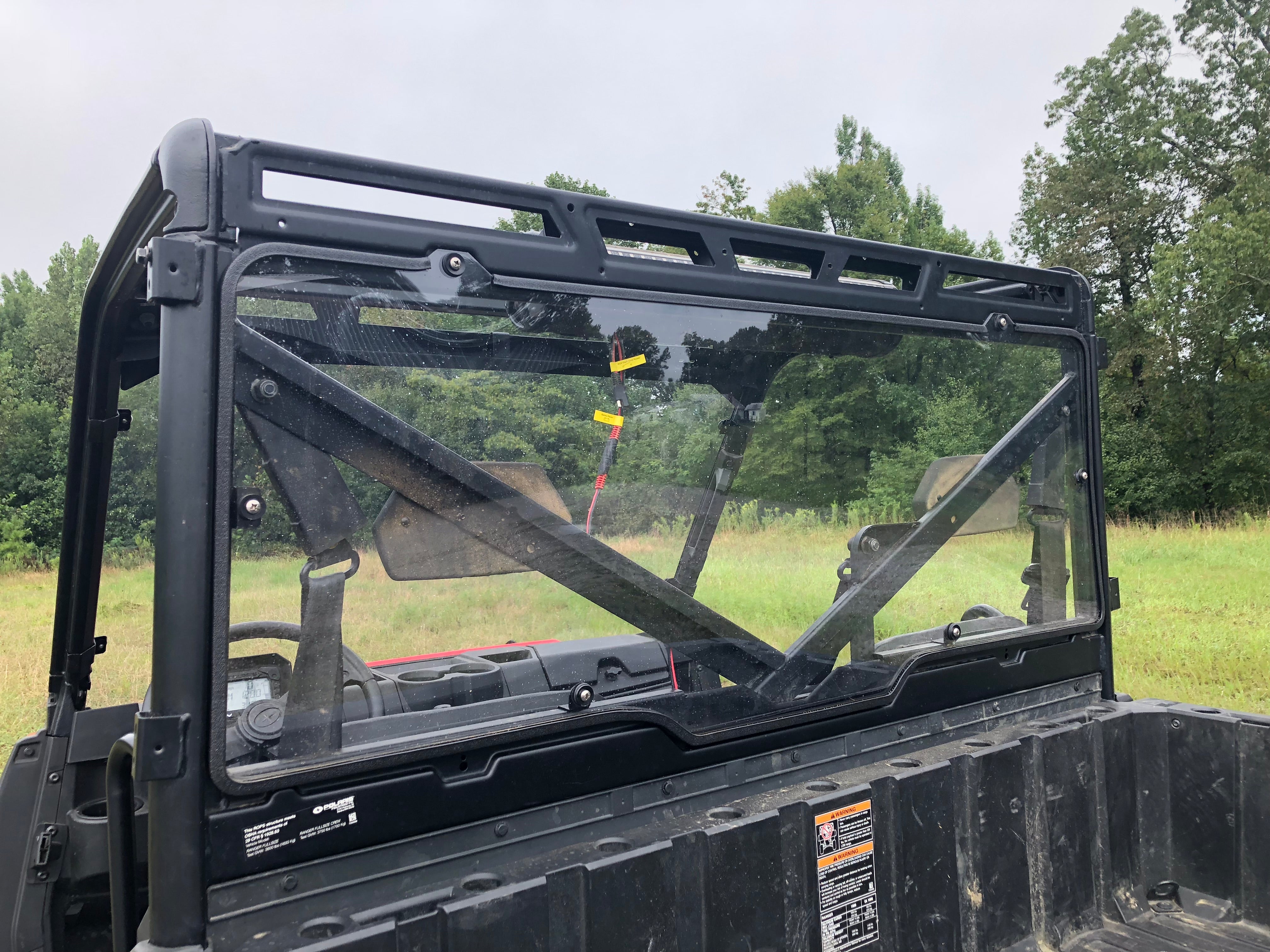 Trail Armor 2013 - 2023 Polaris Ranger XP 570 (FULLSIZE), XP 900, XP 900 Crew, XP 1000, XP 1000 Crew, Ranger 1000, Ranger 1000 Crew Rear Window Dust Shield