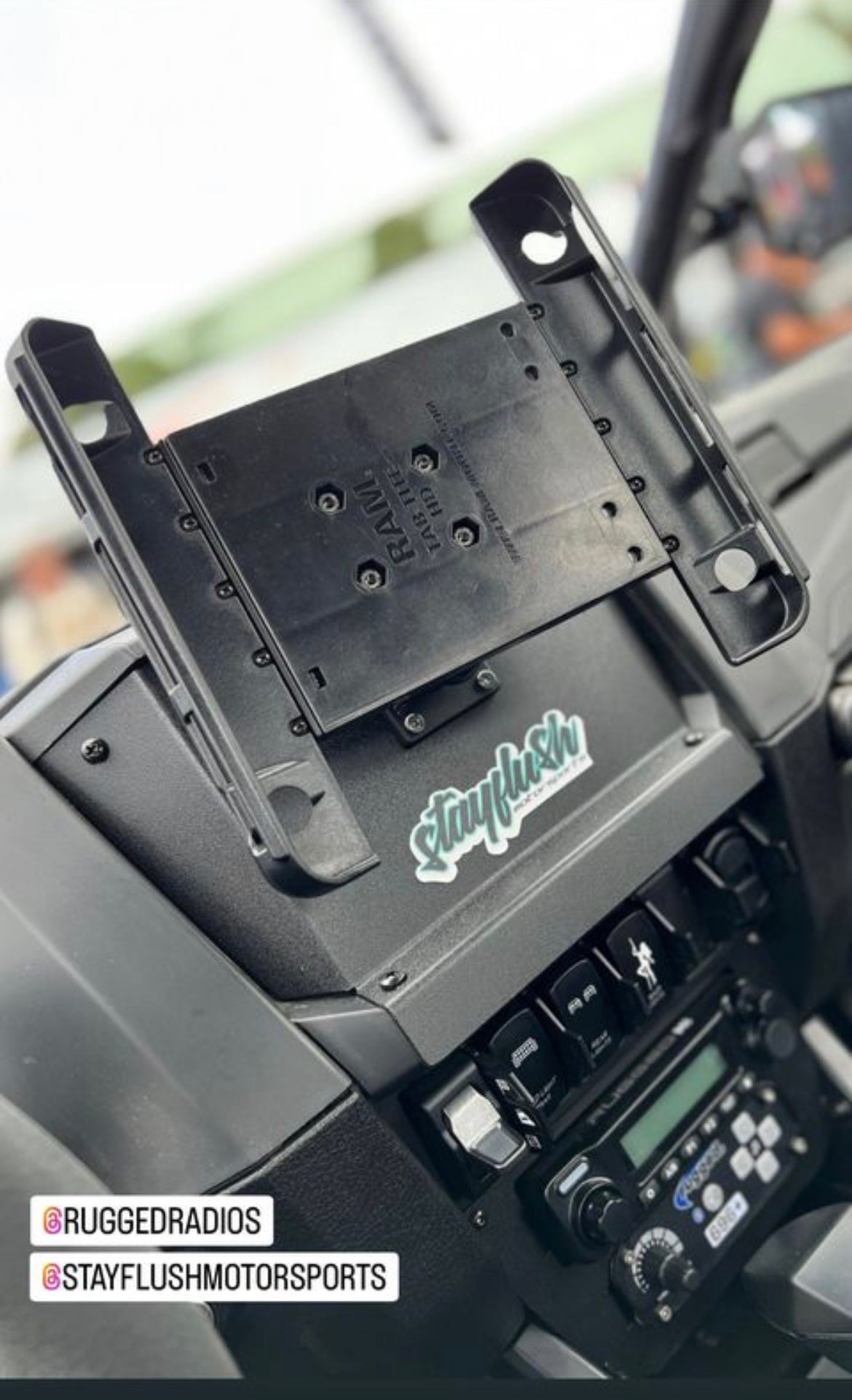Polaris RZR Pro R Universal Tablet / GPS Mount (2020–2024)