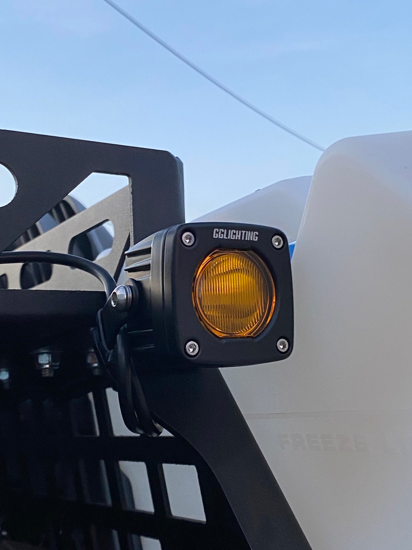 GP5 Single LED Pod Light Amber + Free Clear Lens