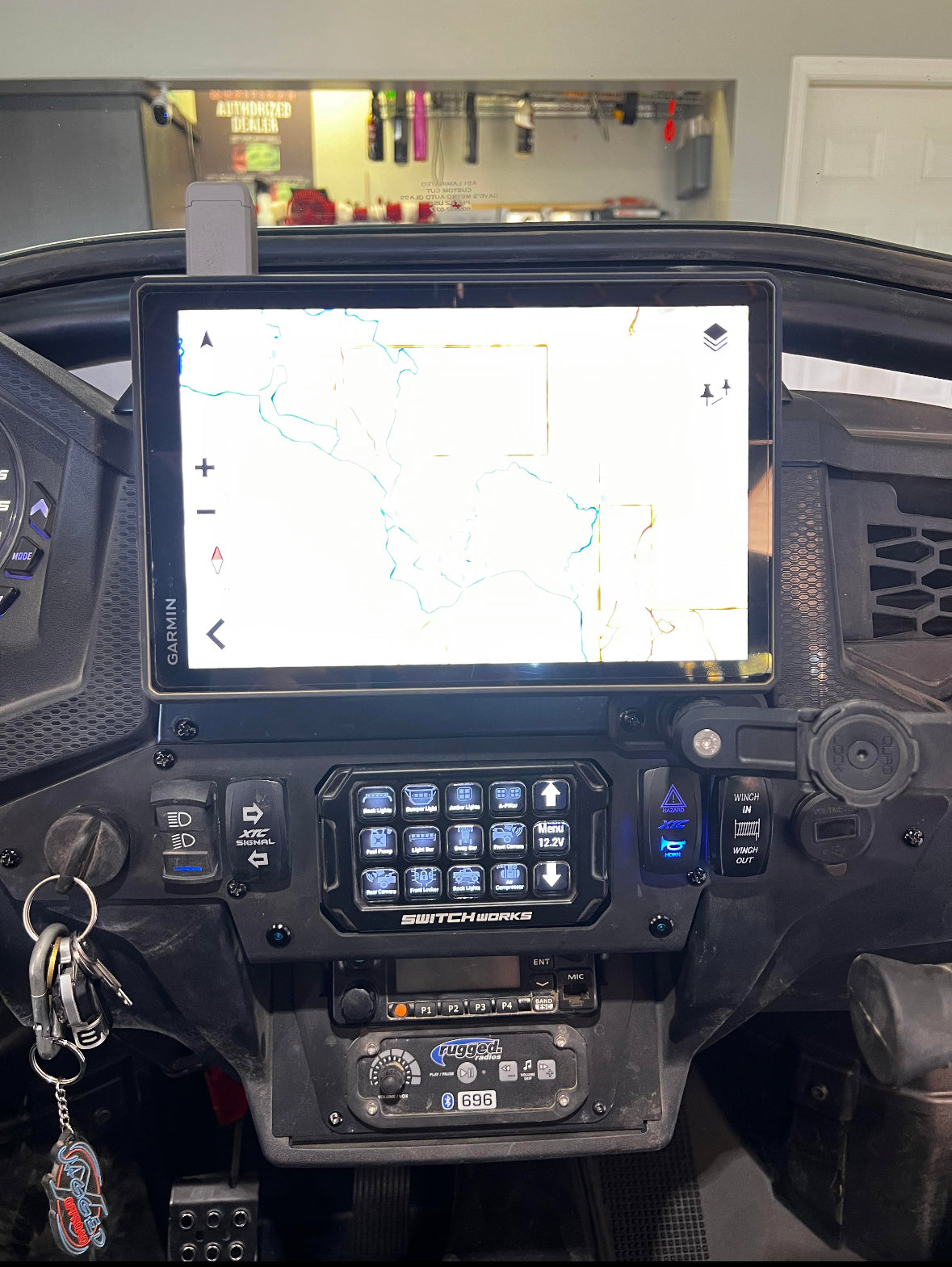 Polaris RZR Turbo S Alpha Switchworks Mount (2018–2022) – StayFlush Motorsports