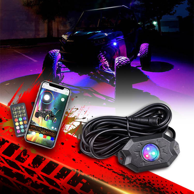 RGB LED Rock Light Kit