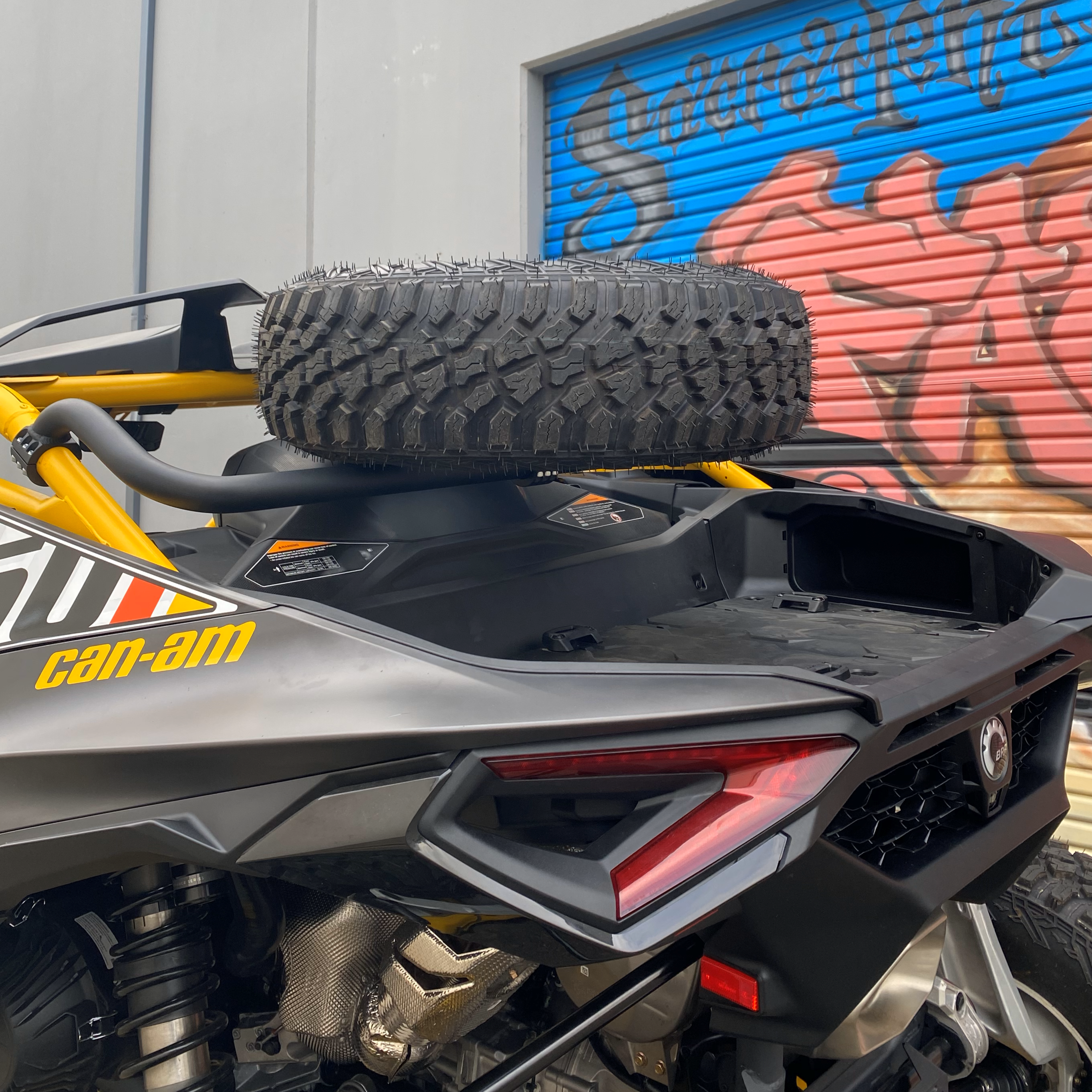 Can-Am Maverick R Dual Clamp Spare Tire Mount