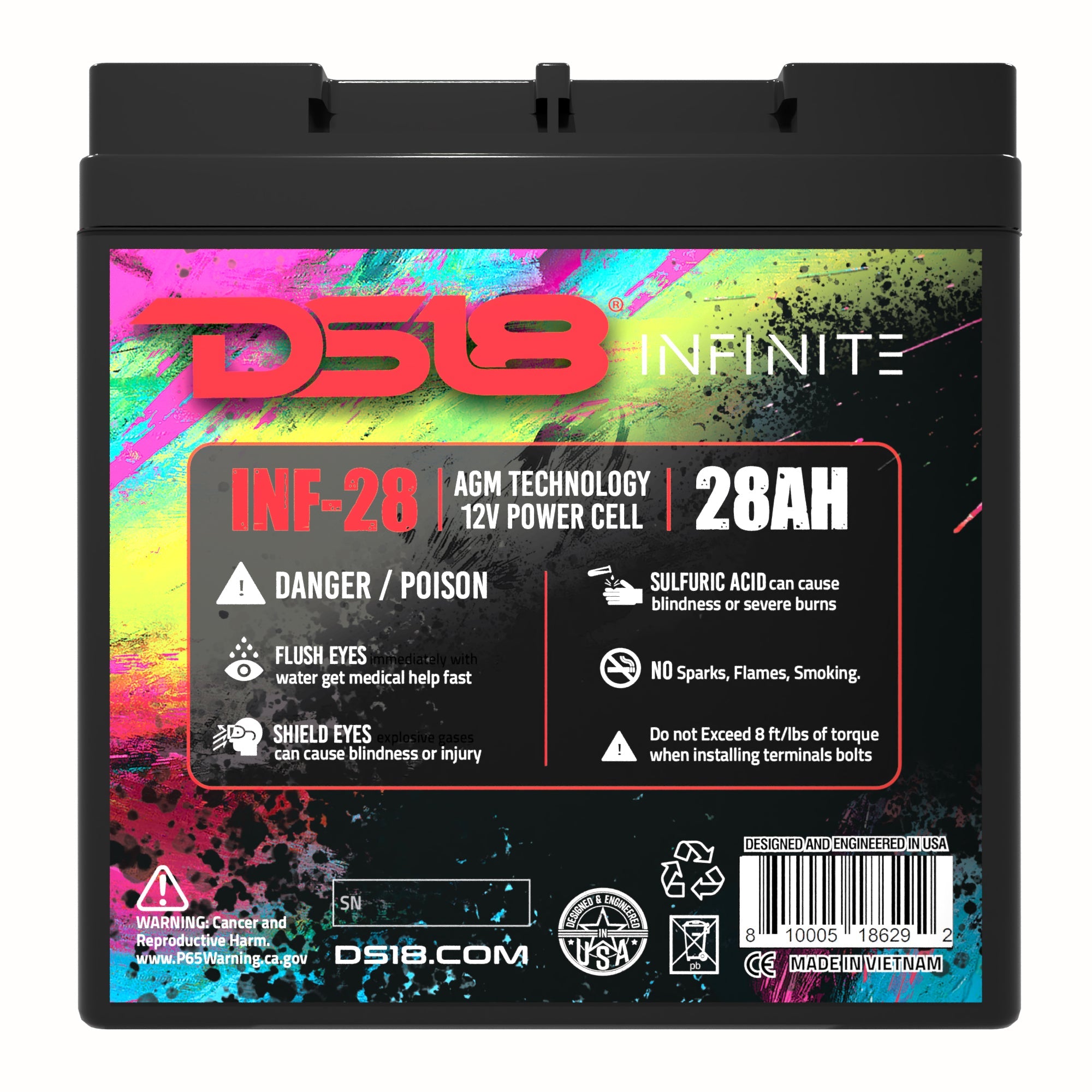 INFINITE 28 AH AGM Power Cell Battery