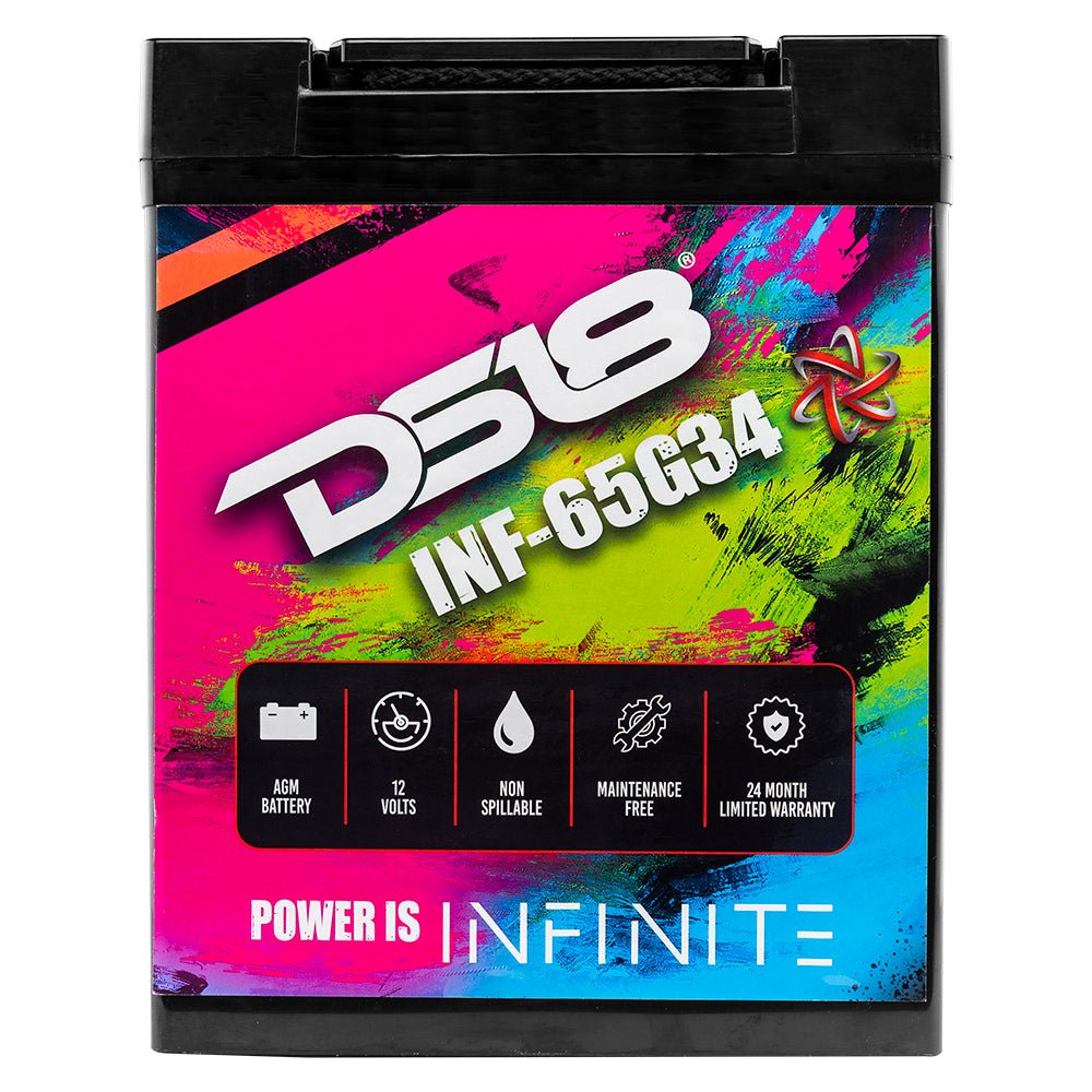 INFINITE 65 AH AGM Group 34 Power Cell 12 Volt Battery