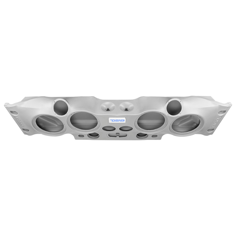 DS18 JK-SBAR/SL Exclusive Overhead Bar System for JK/JKU Jeeps (4 x 8" Speakers 4 x 3.72" Tweeters 2 x 1" Drivers) SILVER