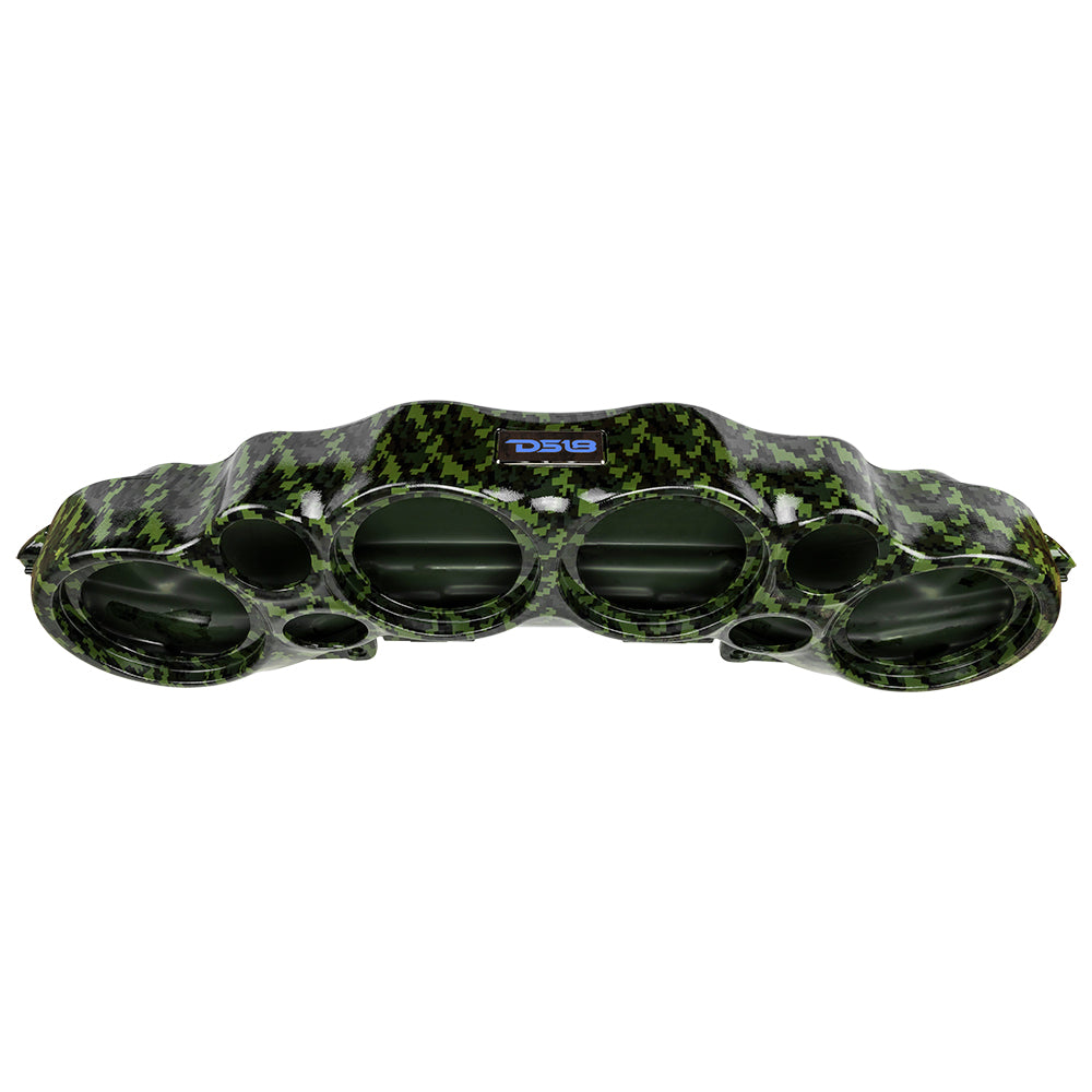 DS18 JL-SBAR/CMGR Overhead Bar System JL/JLU, JT Jeeps (4x 8" Speakers 4x3.72" Tweeters) Camo Green