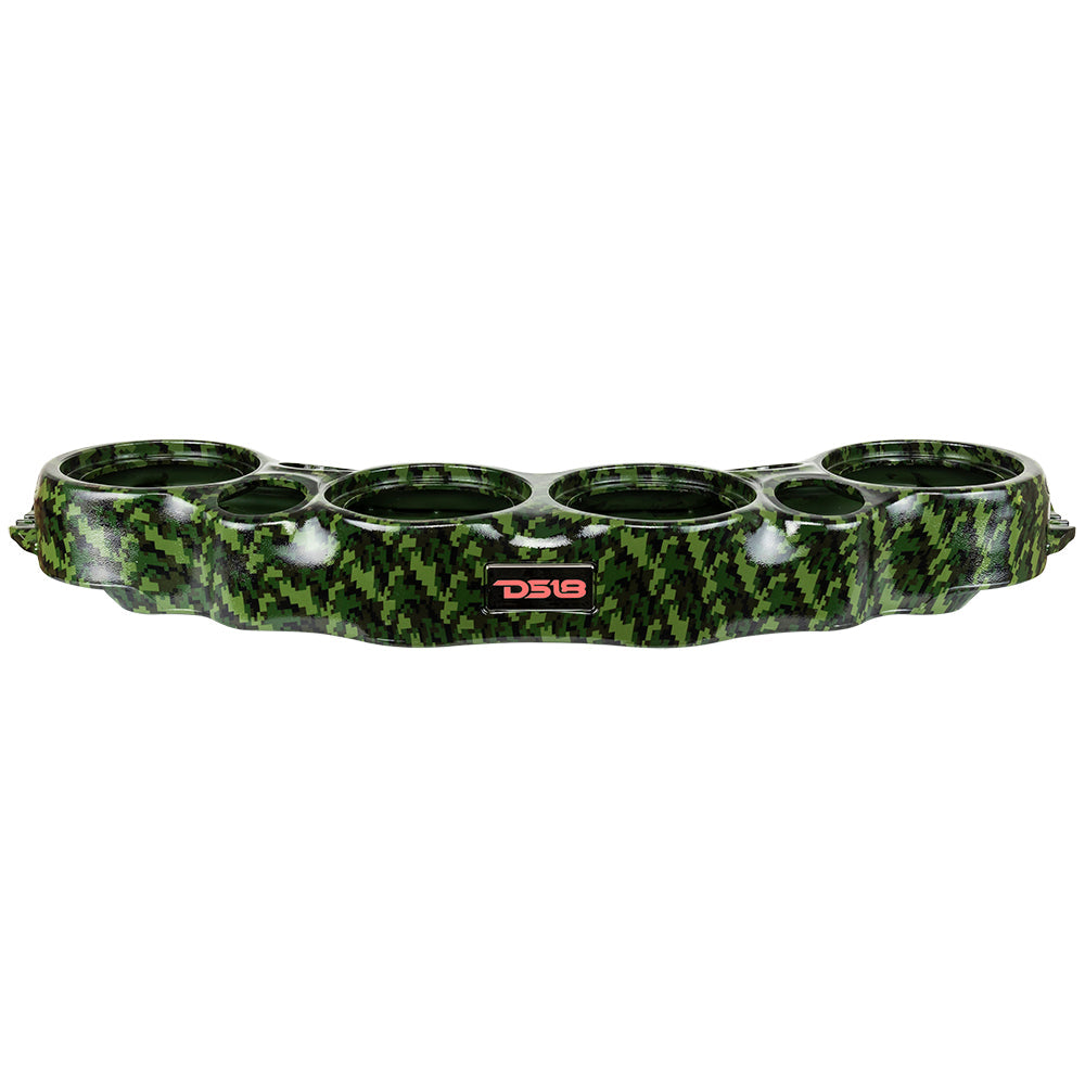 DS18 JL-SBAR/CMGR Overhead Bar System JL/JLU, JT Jeeps (4x 8" Speakers 4x3.72" Tweeters) Camo Green