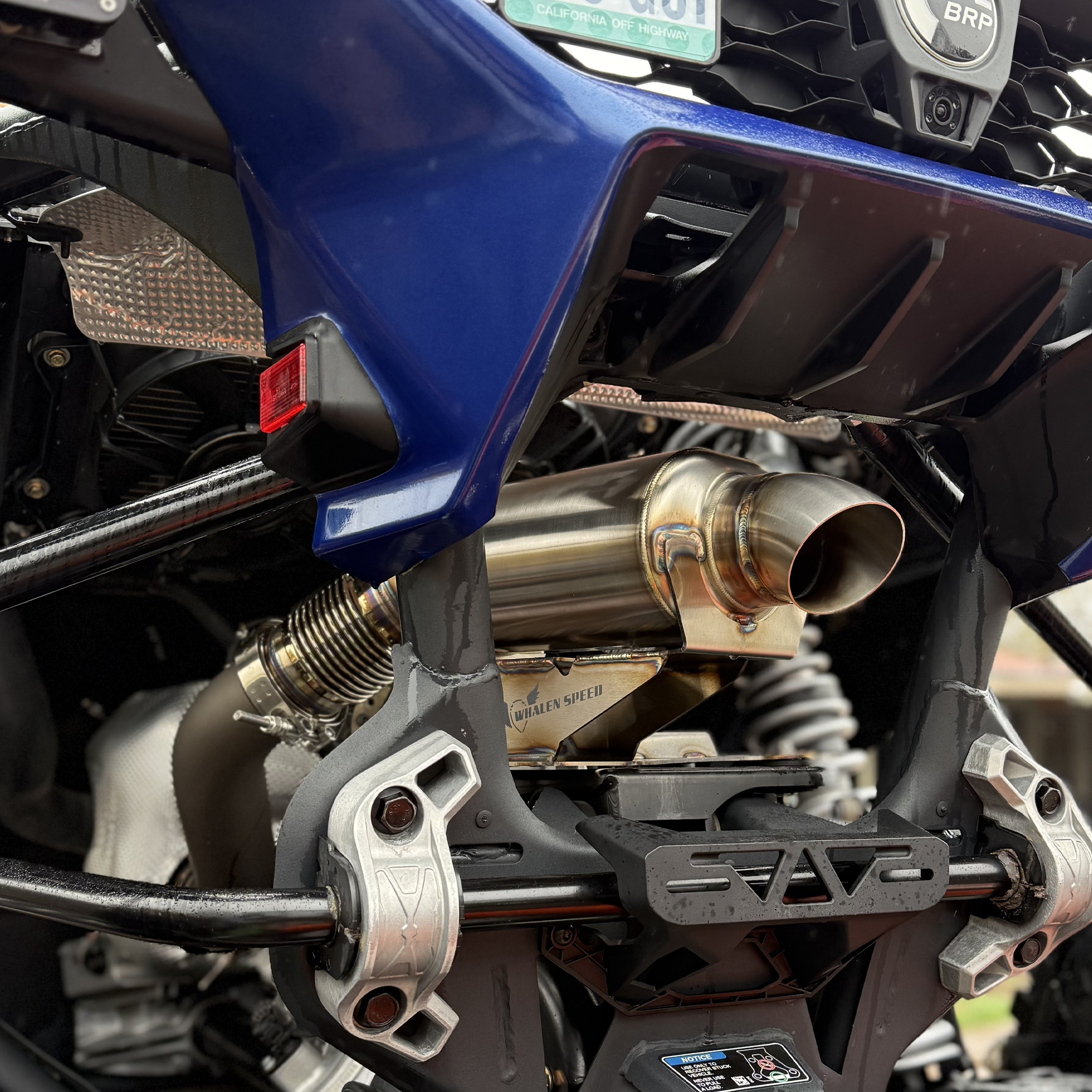 WSRD KOH Race Turbo-Back Exhaust System | Maverick R
