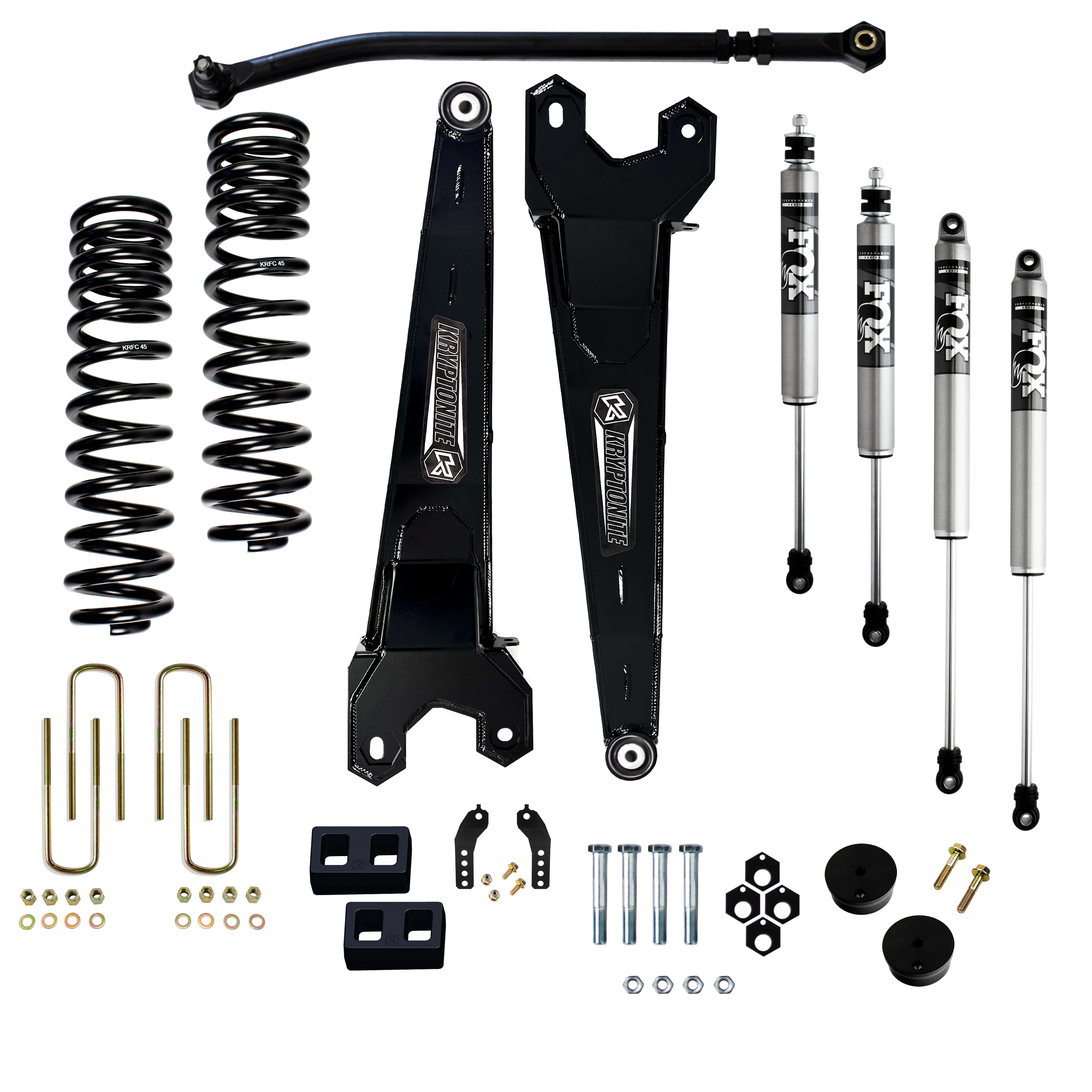 KRYPTONITE FORD SUPER DUTY F250/F350 4.5" LIFT KIT WITH FOX 2.0 SHOCKS 2017-2024