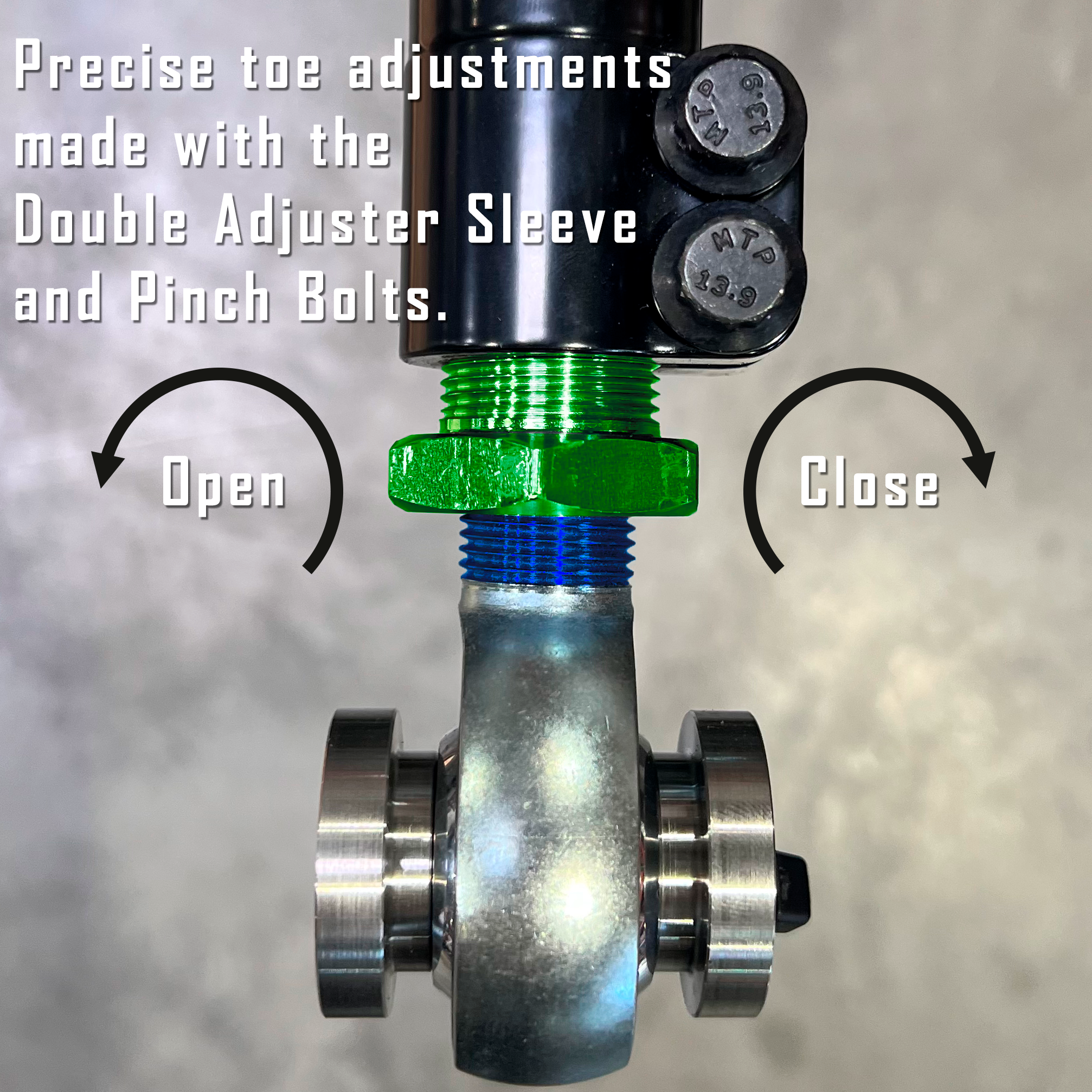 KRYPTONITE ADJUSTABLE TOE LINKS FOR POLARIS TURBO R/PRO S