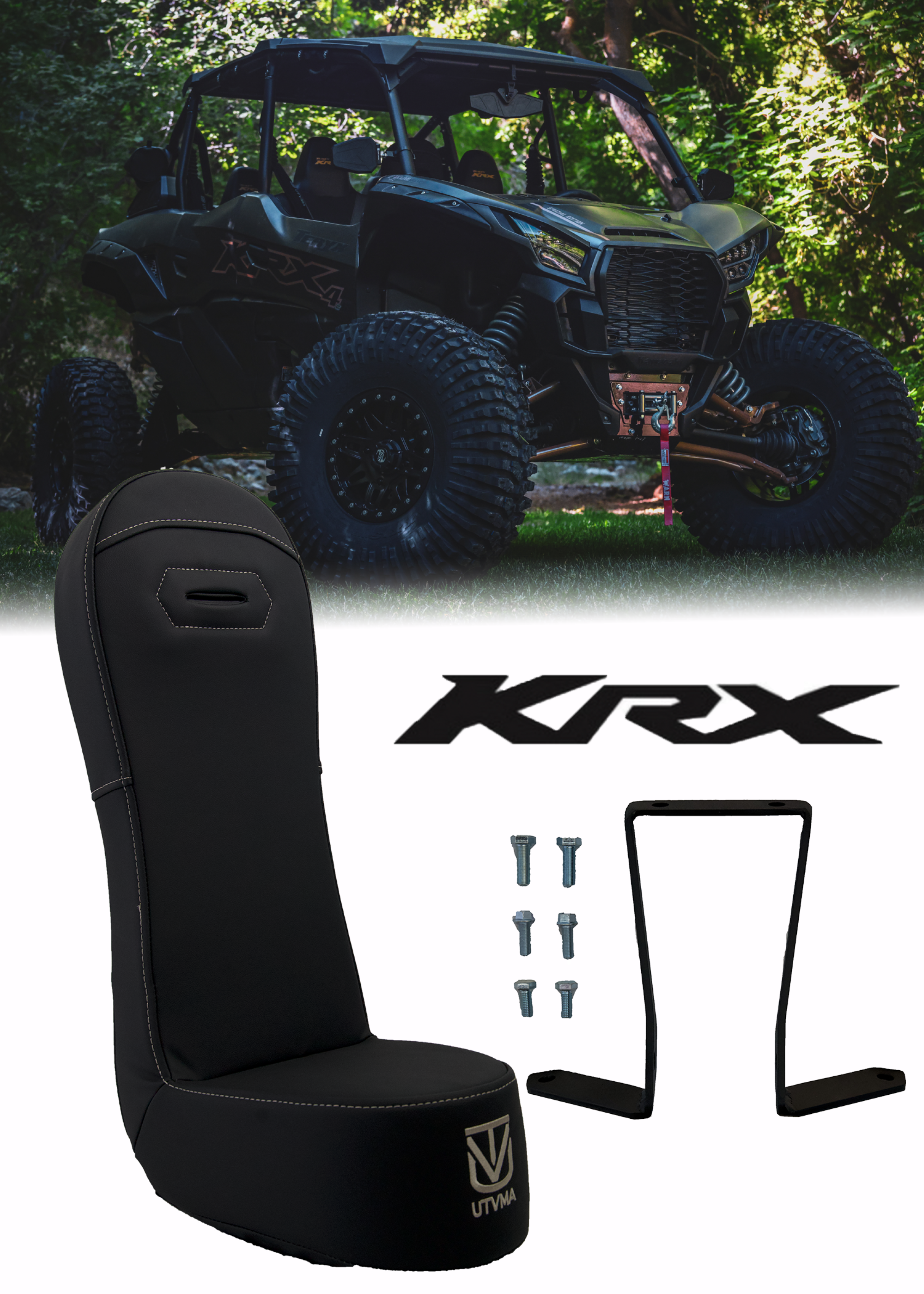 Kawasaki KRX 4 Rear Bump Seat (2023-2025)