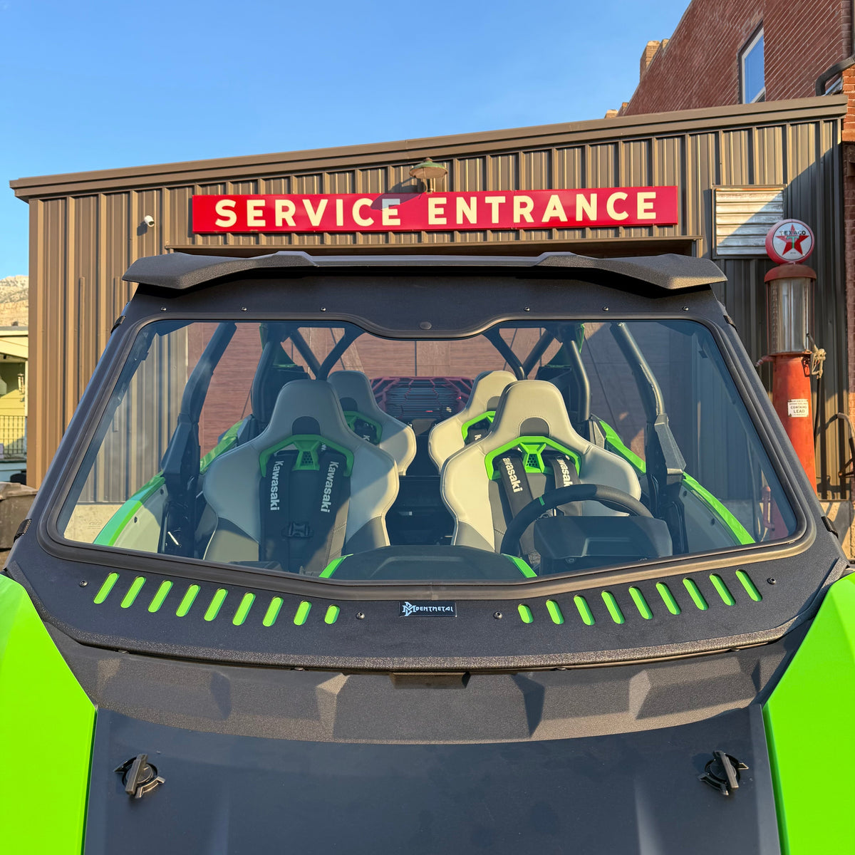 Kawasaki Teryx H2 Vented Glass Windshield
