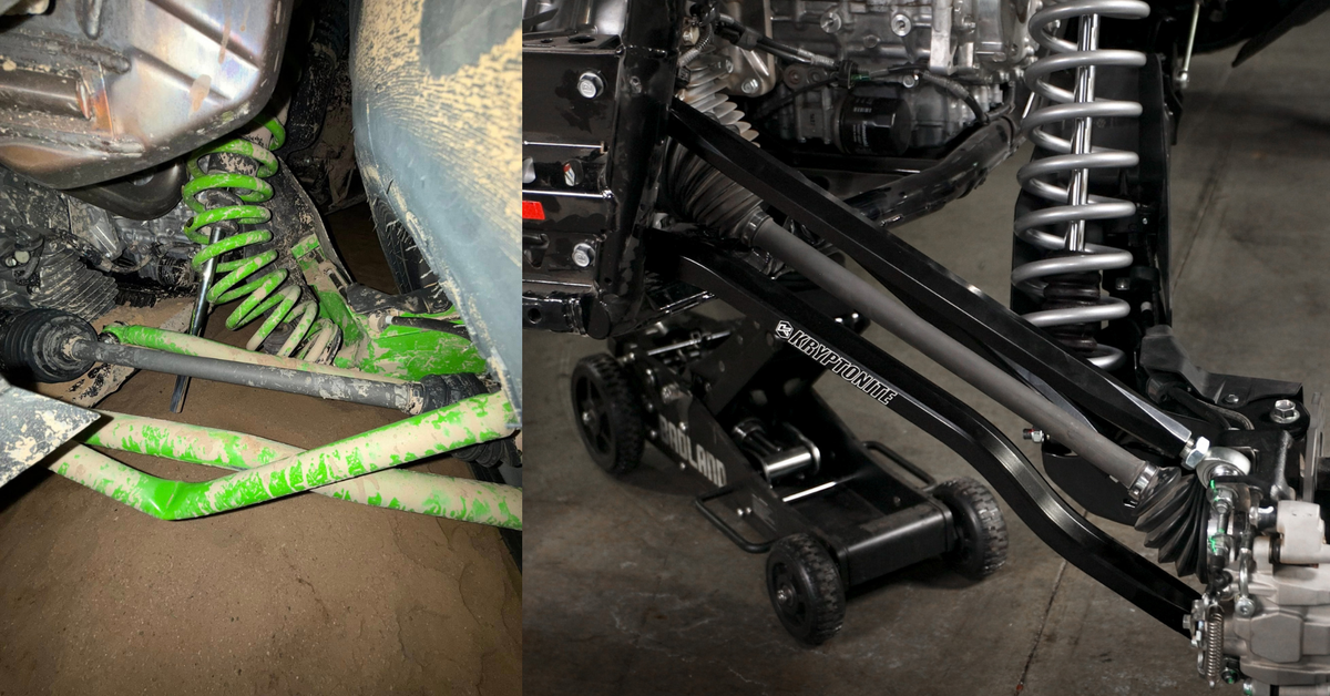 KRYPTONITE HIGH CLEARANCE RADIUS ROD SET FOR 2025+ KAWASAKI TERYX H2