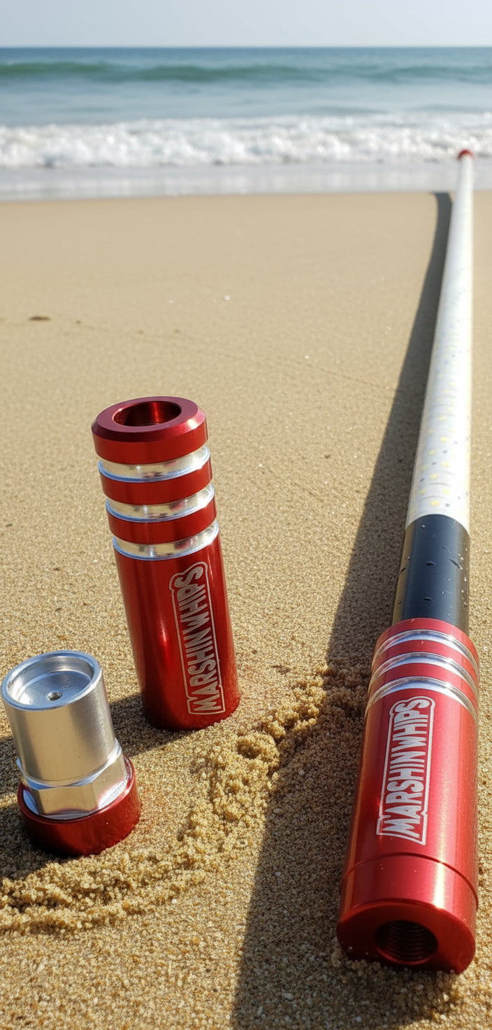 Game Changer LED Whip - Lollypop Red Single