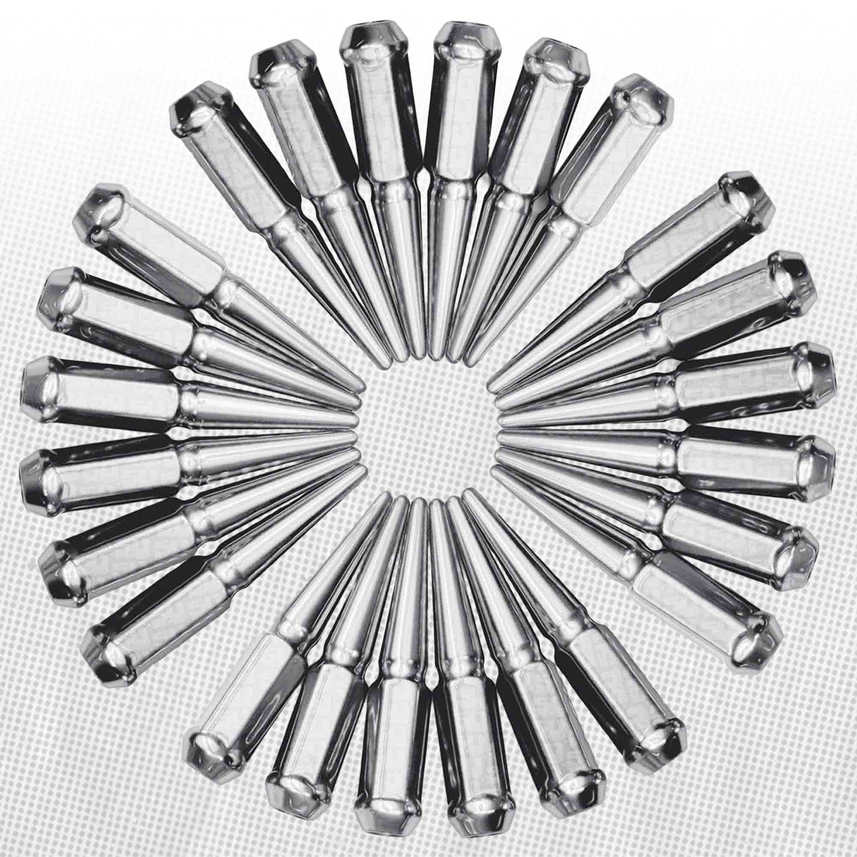 14x2.0mm Extended Spike Lug Nuts - 60 Degree Taper Seat