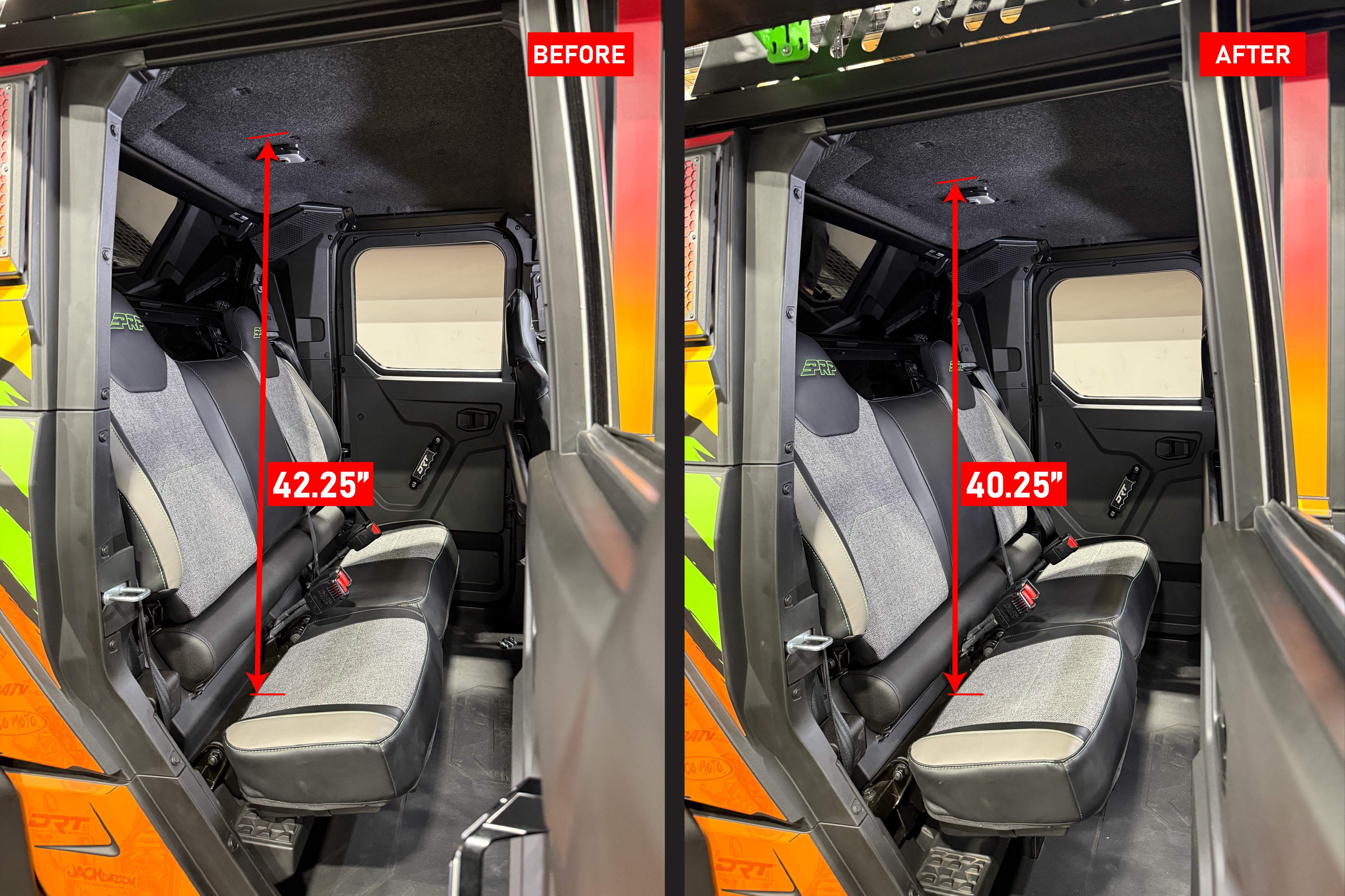 Polaris® Xpedition 2" Seat Lift Bar | UTVS-XPD-SEAT-LIFT