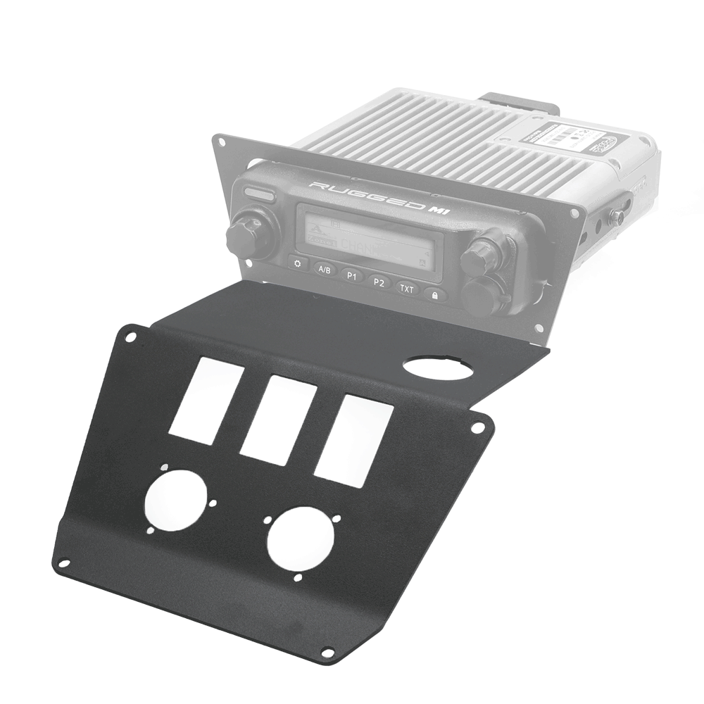 Lower Accessory Panel for 2025 Polaris RZR Pro XP Pro R and Pro S Radio Mount - Rocker Switch