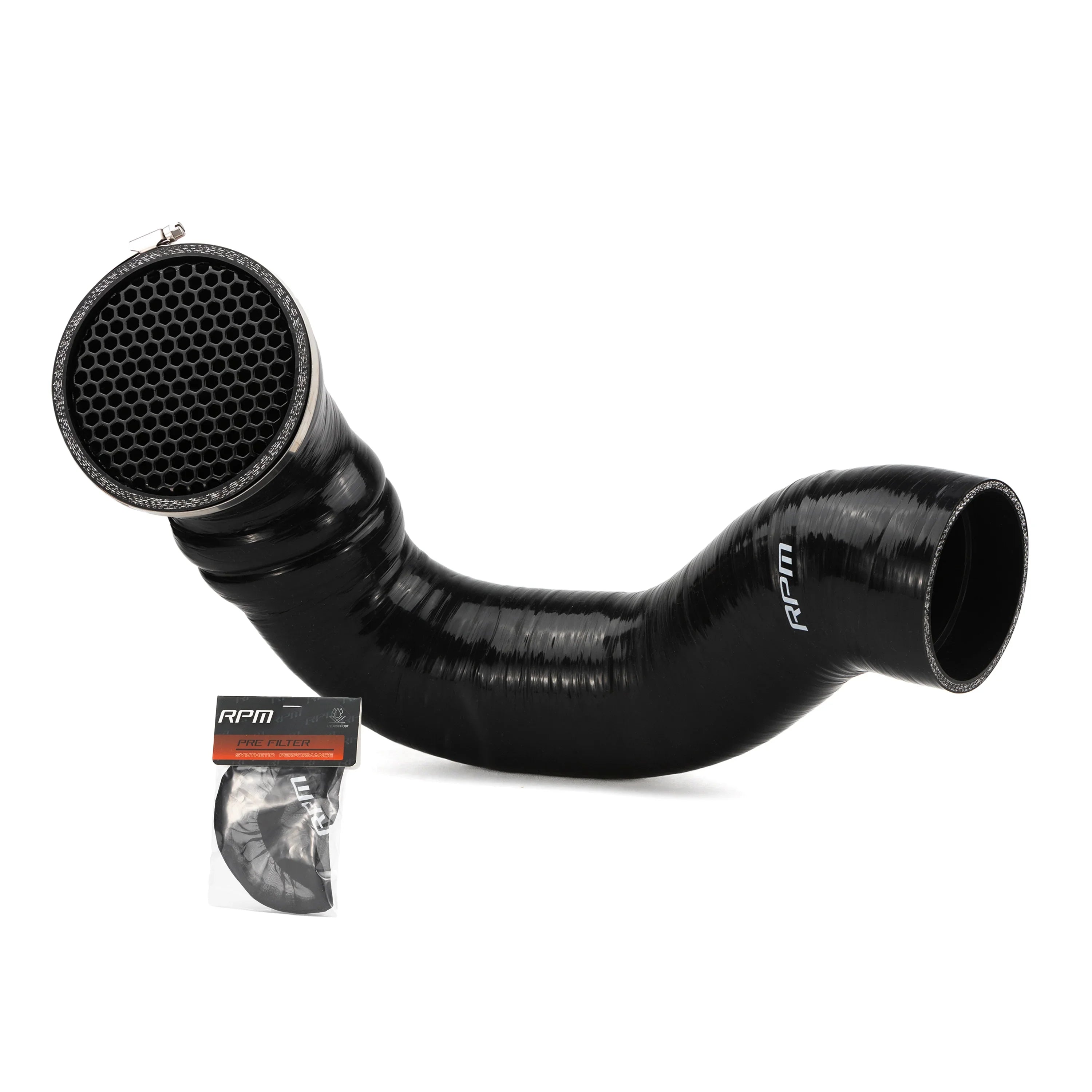 RPM SxS Maverick R Big Fatty Intake Tube With Debris Cage & Pre Filter