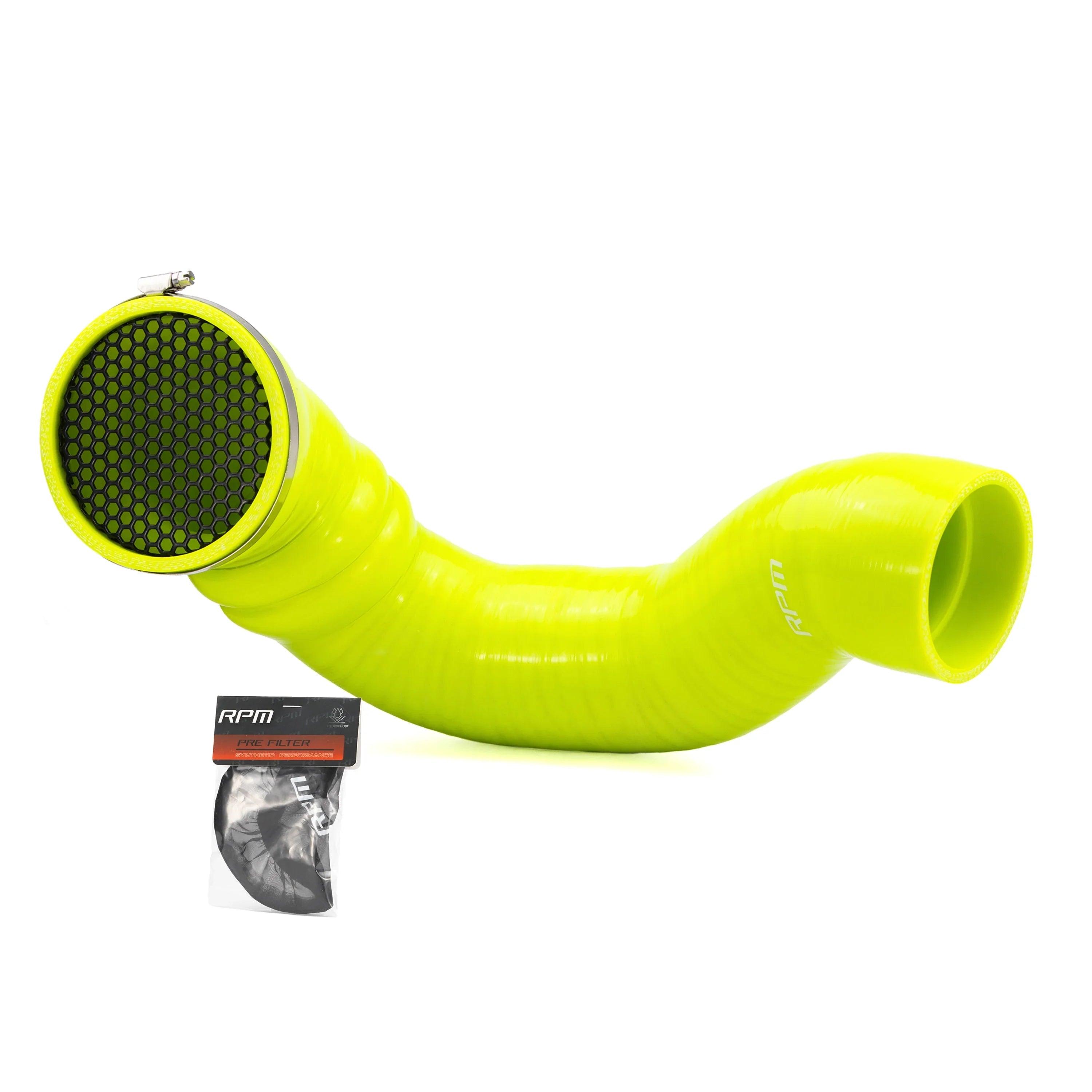 RPM SxS Maverick R Big Fatty Intake Tube With Debris Cage & Pre Filter