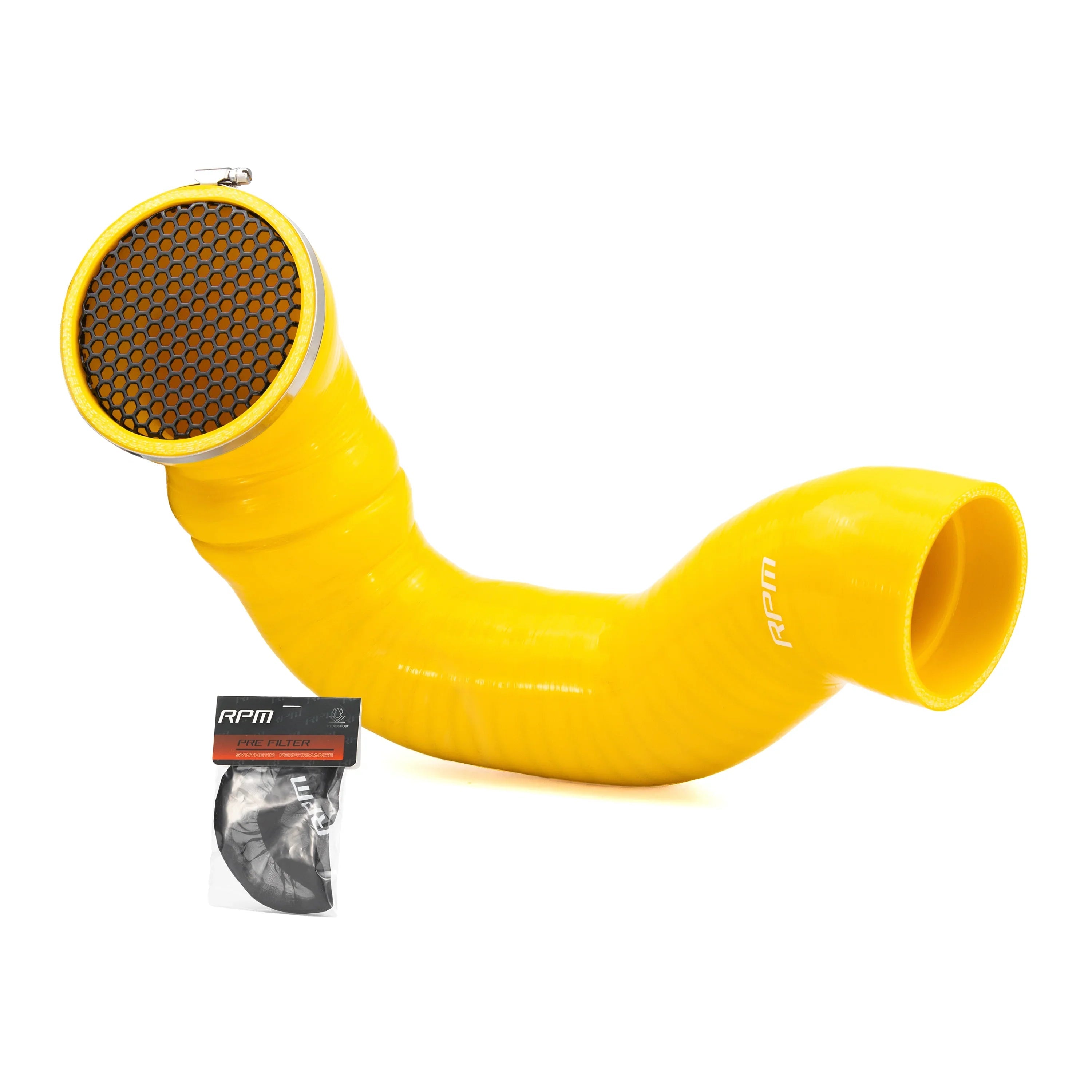 RPM SxS Maverick R Big Fatty Intake Tube With Debris Cage & Pre Filter