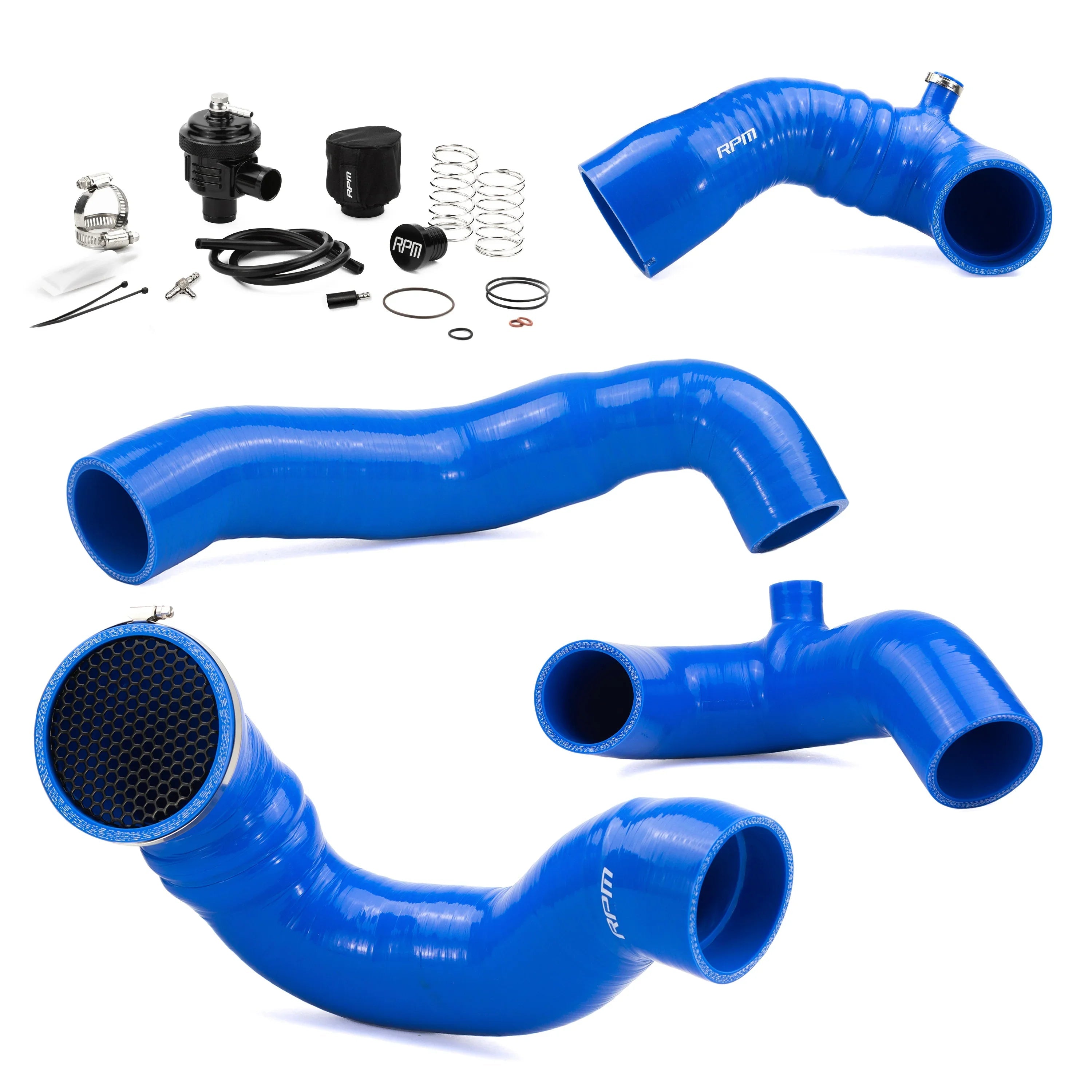 RPM SxS Maverick R Complete Silicone Upgrade Kit - Intake + Charge Tubes & BOV