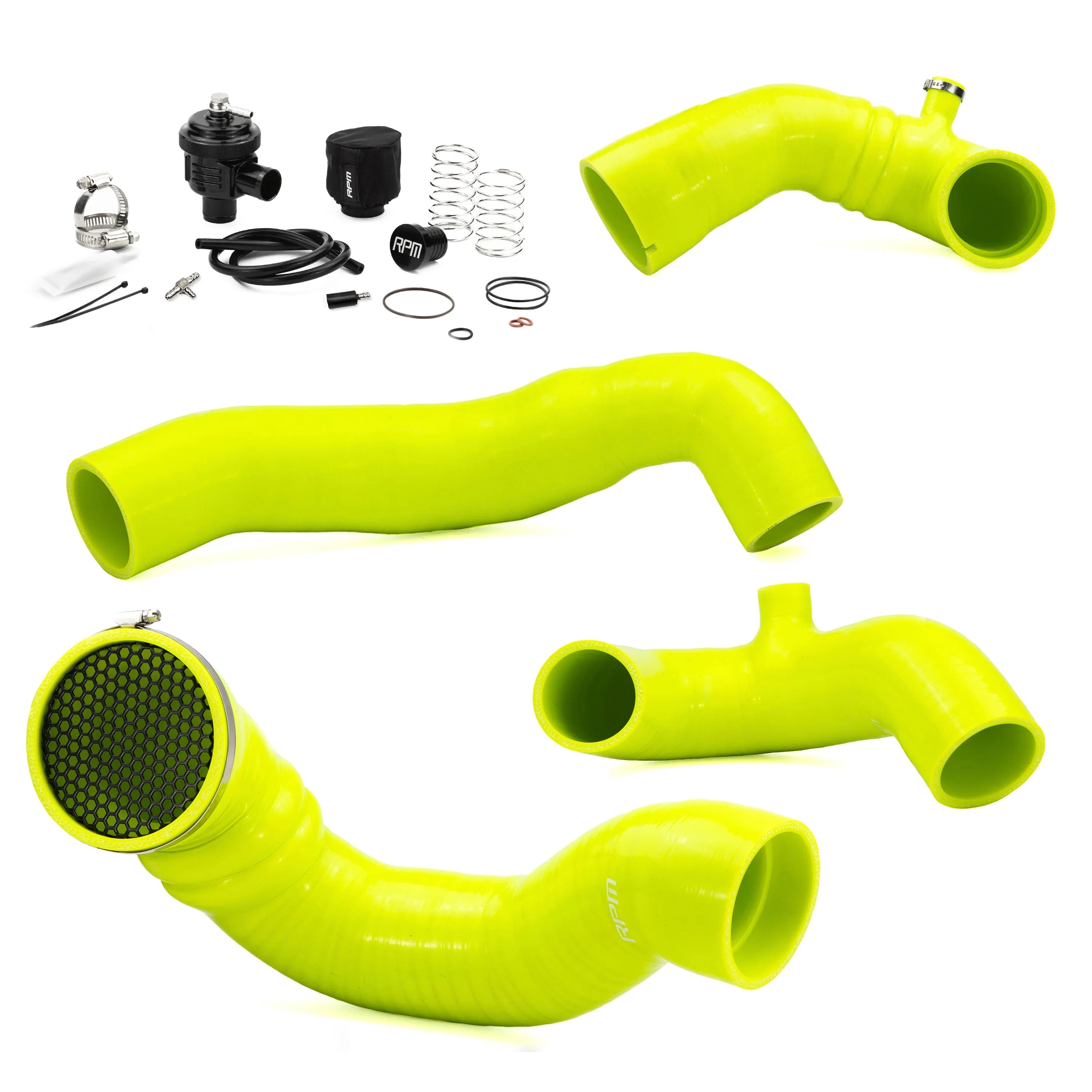RPM SxS Maverick R Complete Silicone Upgrade Kit - Intake + Charge Tubes & BOV
