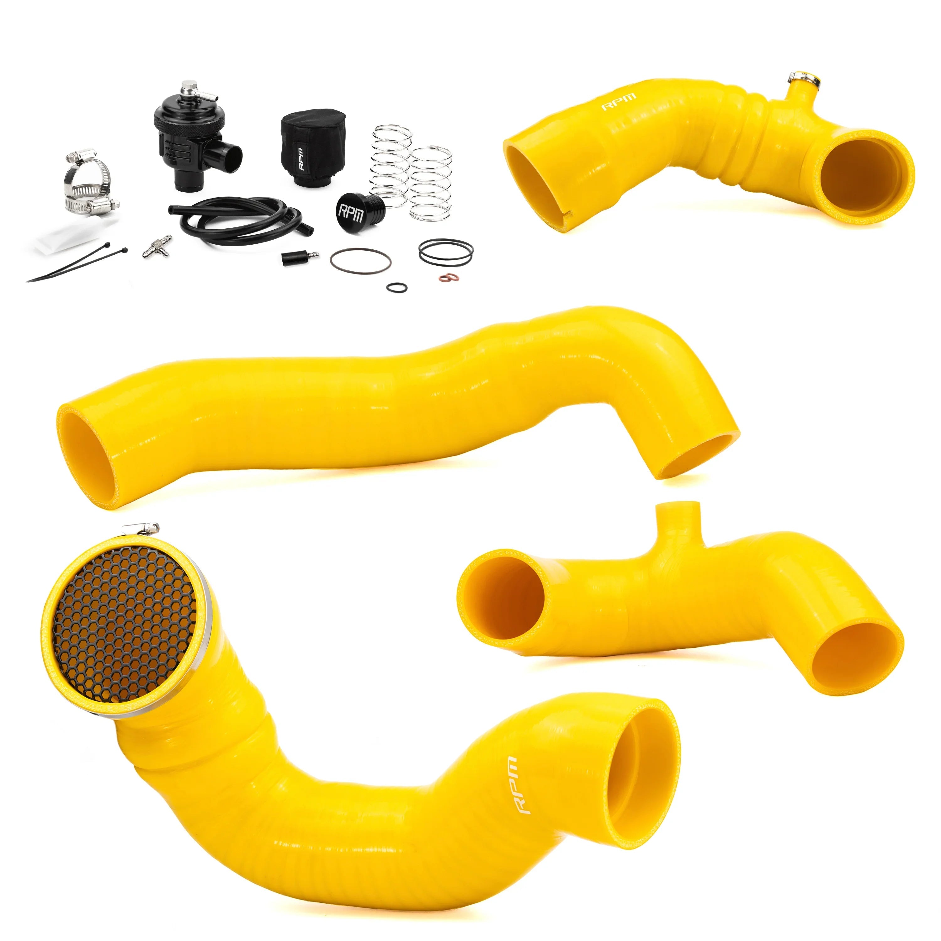 RPM SxS Maverick R Complete Silicone Upgrade Kit - Intake + Charge Tubes & BOV