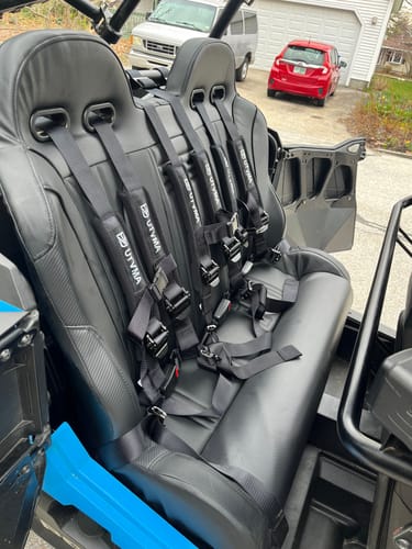 Rear Bench Seat W Harnesses for RZR 4 1000/900 (2014-2023)