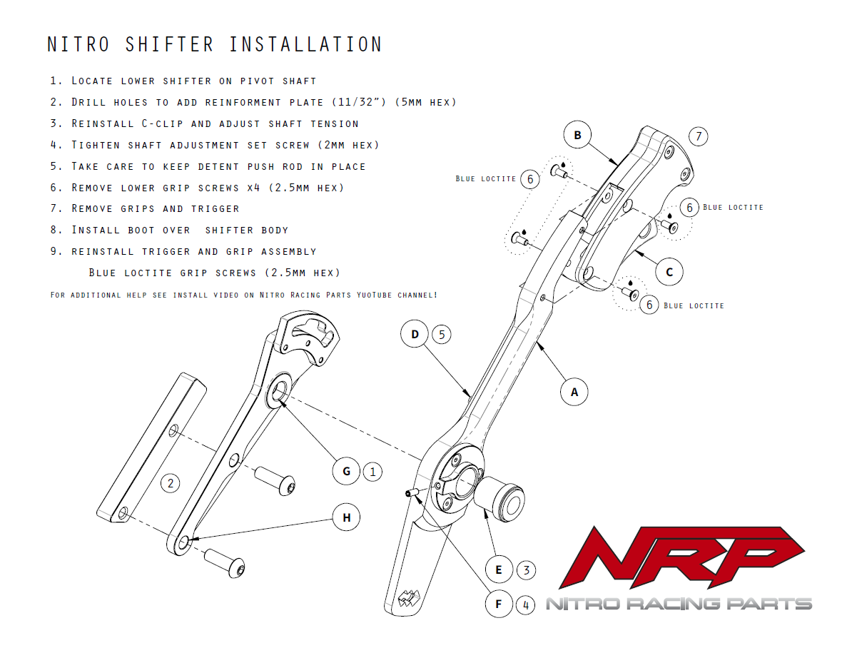 NRP Quick Shot Gated Shifter