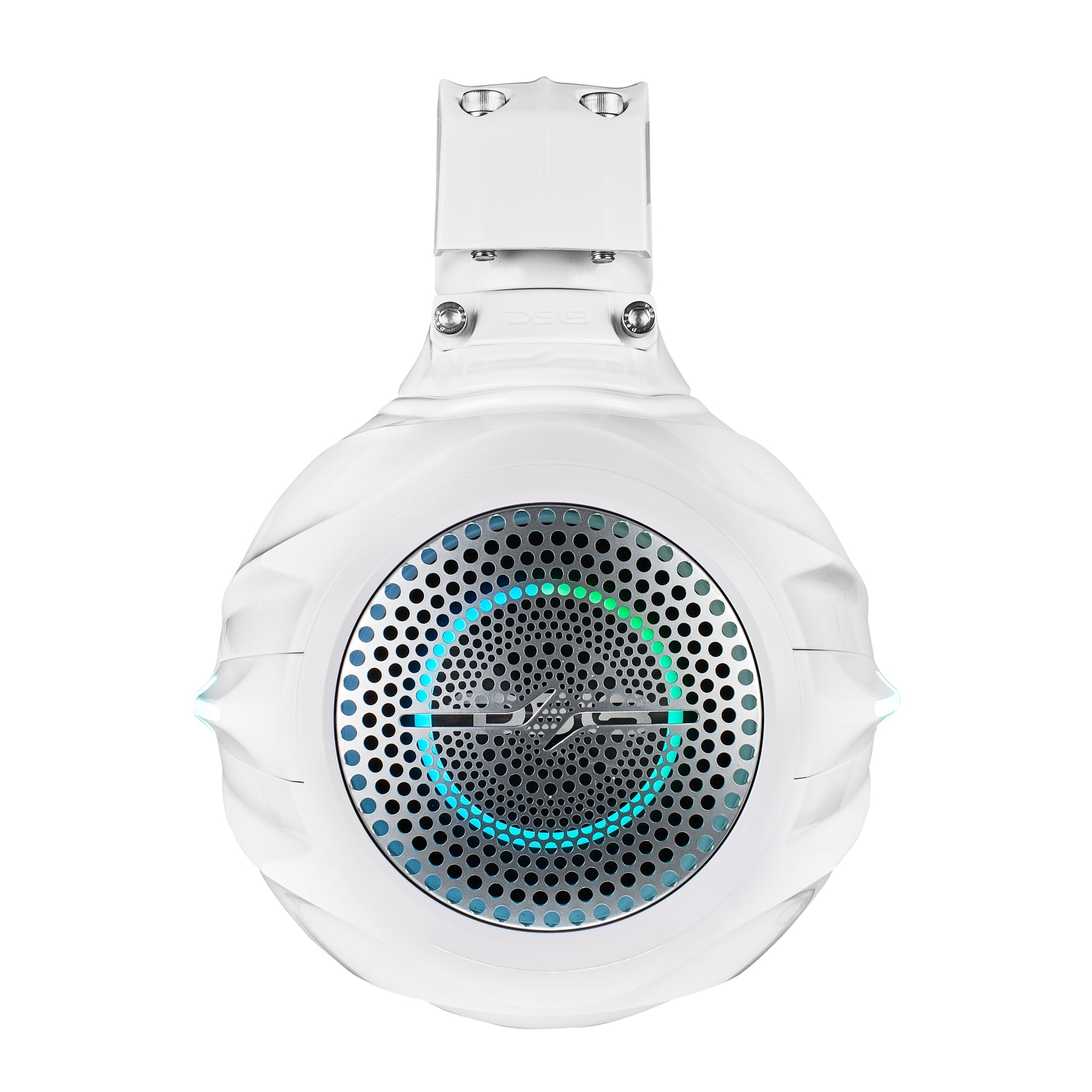 8” Marine Short Tower Speaker With Neodymium Magnet, Kevlar Cone, Compression Driver And Digital LED Lights | 200W RMS 4-Ohm