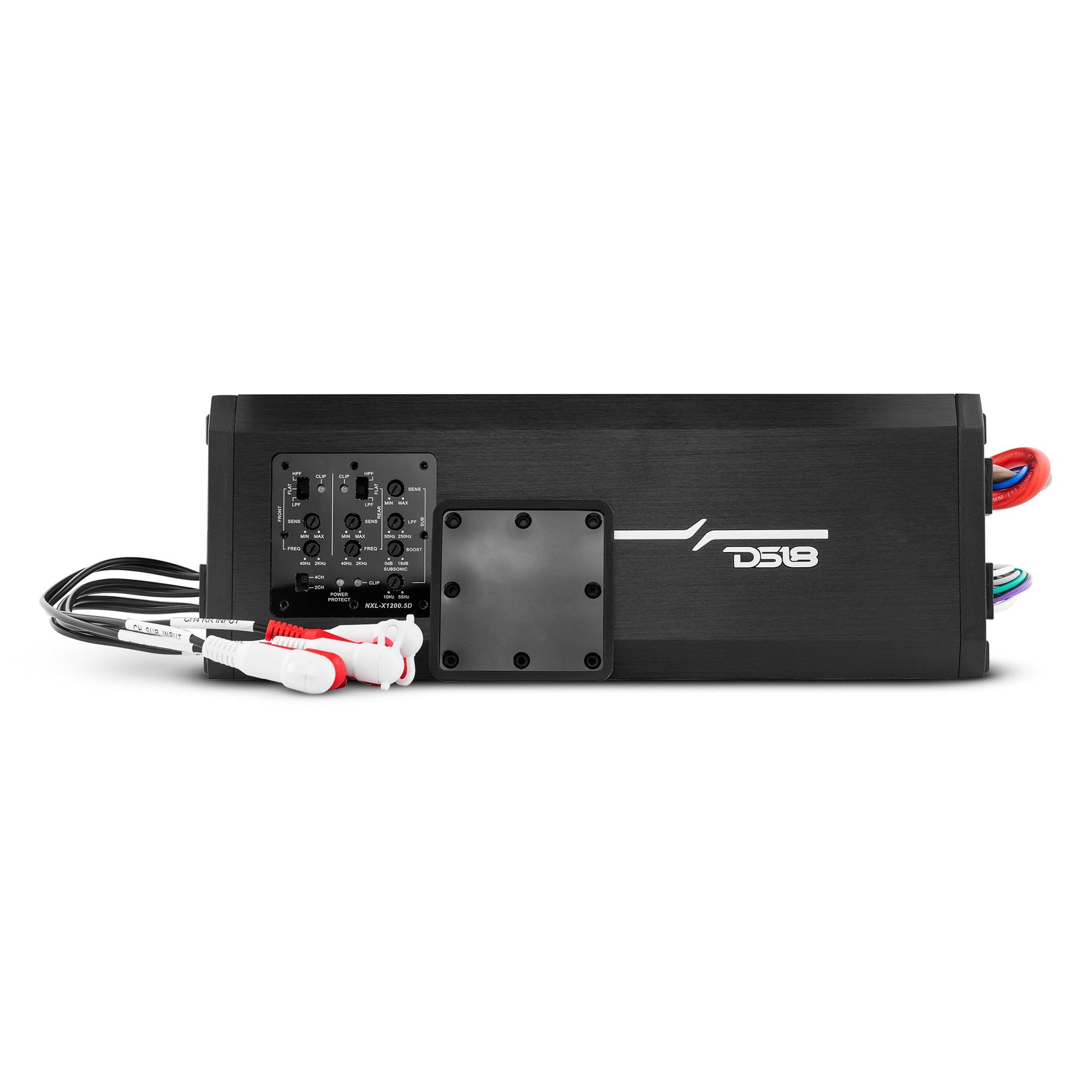 DS18 Best Marine Stereo Subwoofer Package 1 x 10” Subwoofer | 2 x 6.5” Speaker Tower | 2 x 6.5” Marine Speaker | 1 x 5 Ch Amplifier | 1 x MOFCKIT4 and 1 x LED-BTC